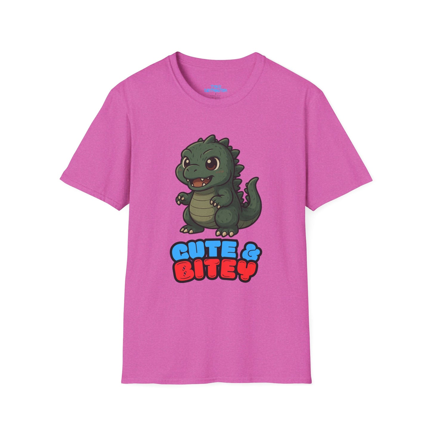 Cute & Bitey Dino - Unisex Softstyle T-Shirt