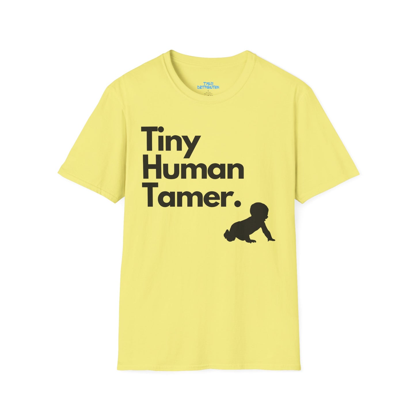 Tiny Human Tamer W/ Black Design - Unisex Softstyle T-Shirt
