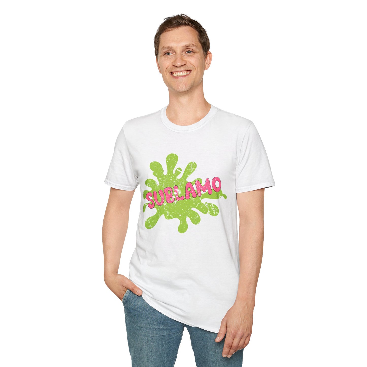 Sublamo Distressed - Unisex Softstyle T-Shirt