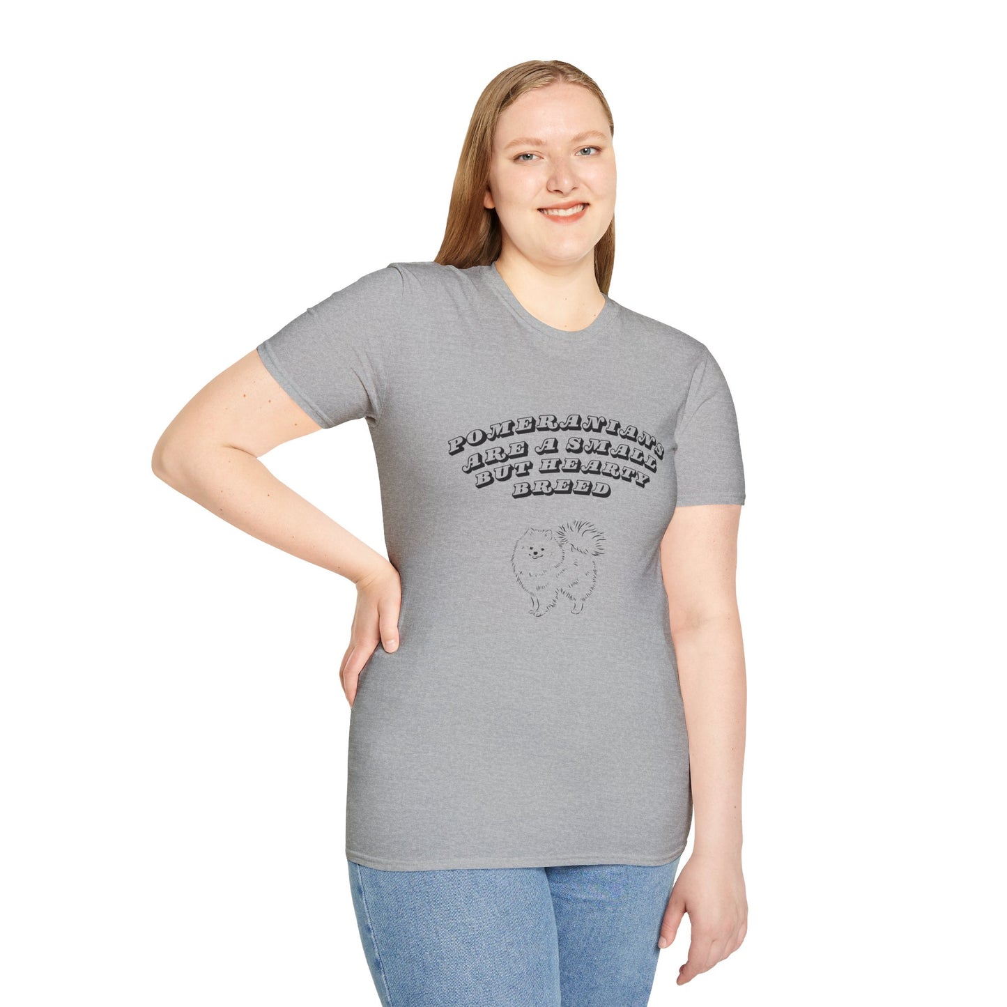 Pomeranians are a Small but Hardy Breed - Unisex Softstyle T-Shirt