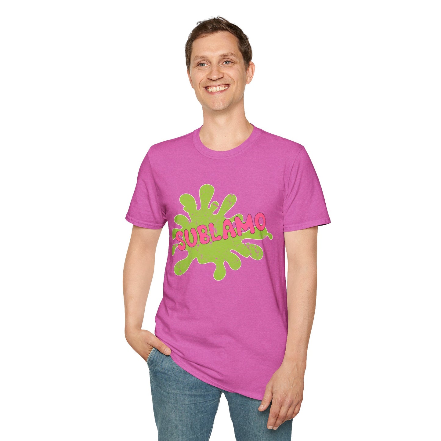 Sublamo Distressed - Unisex Softstyle T-Shirt