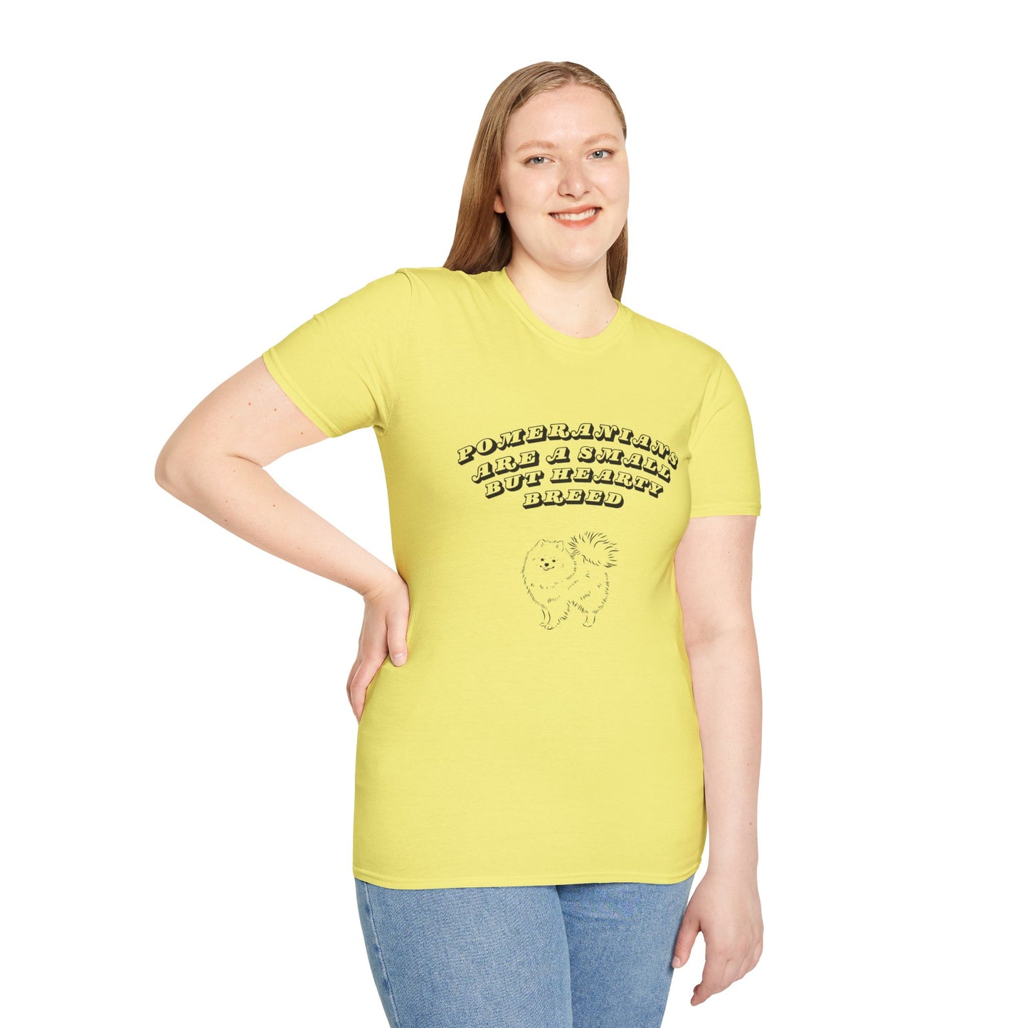 Pomeranians are a Small but Hardy Breed - Unisex Softstyle T-Shirt