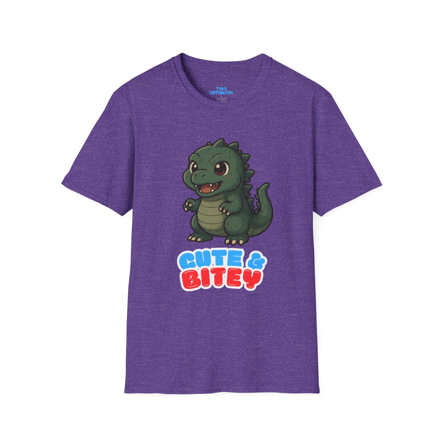 Cute & Bitey /W White Outline - Unisex Softstyle T-Shirt