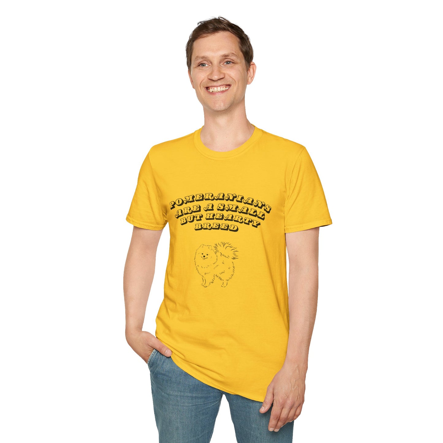 Pomeranians are a Small but Hardy Breed - Unisex Softstyle T-Shirt