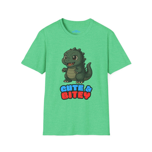 Cute & Bitey Dino - Unisex Softstyle T-Shirt