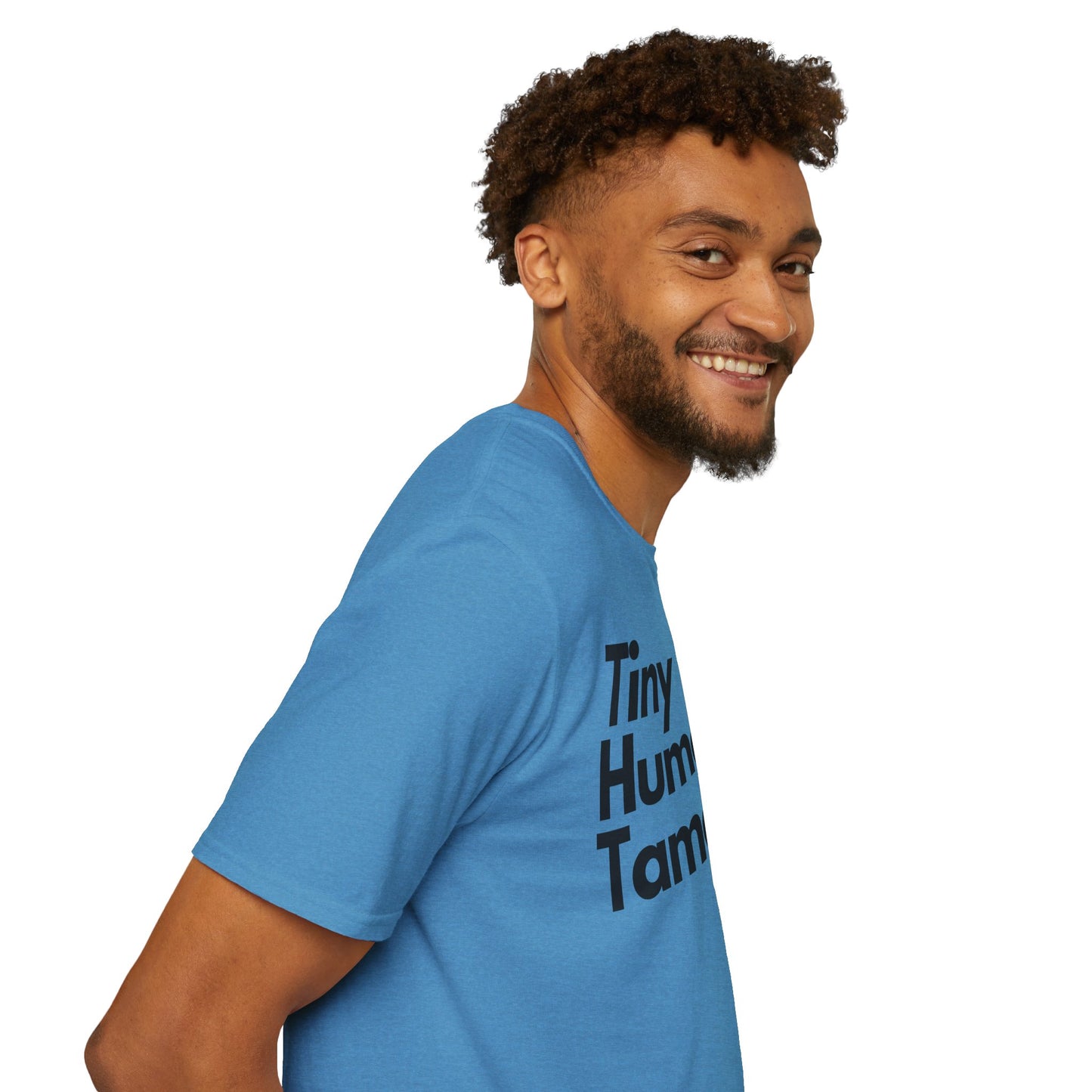 Tiny Human Tamer W/ Black Design - Unisex Softstyle T-Shirt