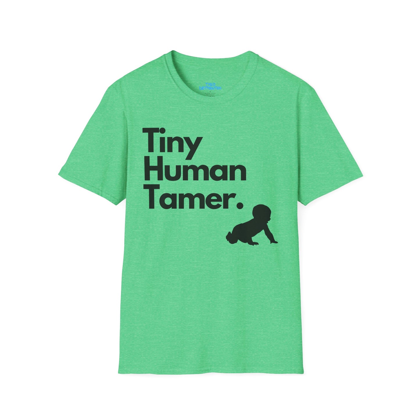 Tiny Human Tamer W/ Black Design - Unisex Softstyle T-Shirt