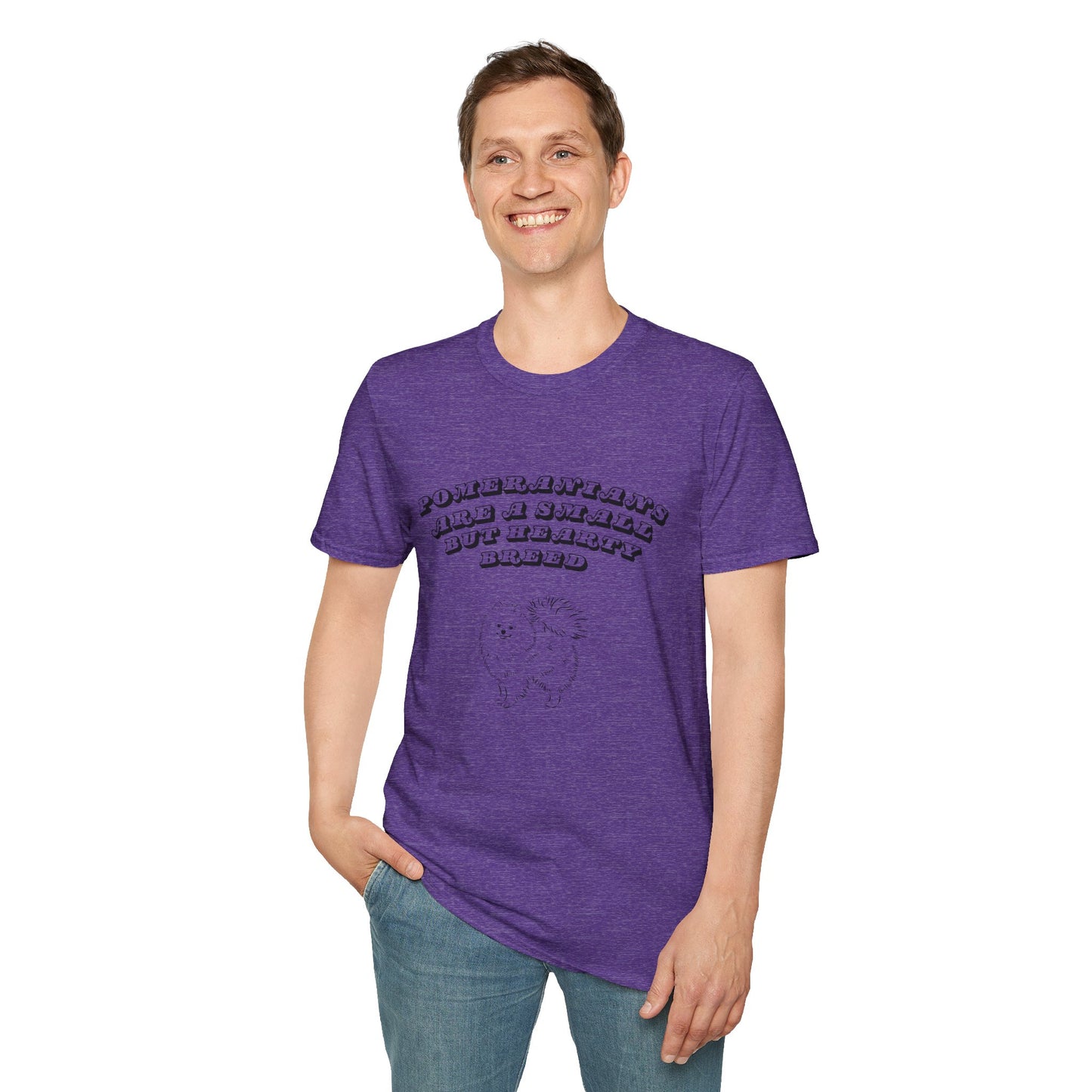 Pomeranians are a Small but Hardy Breed - Unisex Softstyle T-Shirt