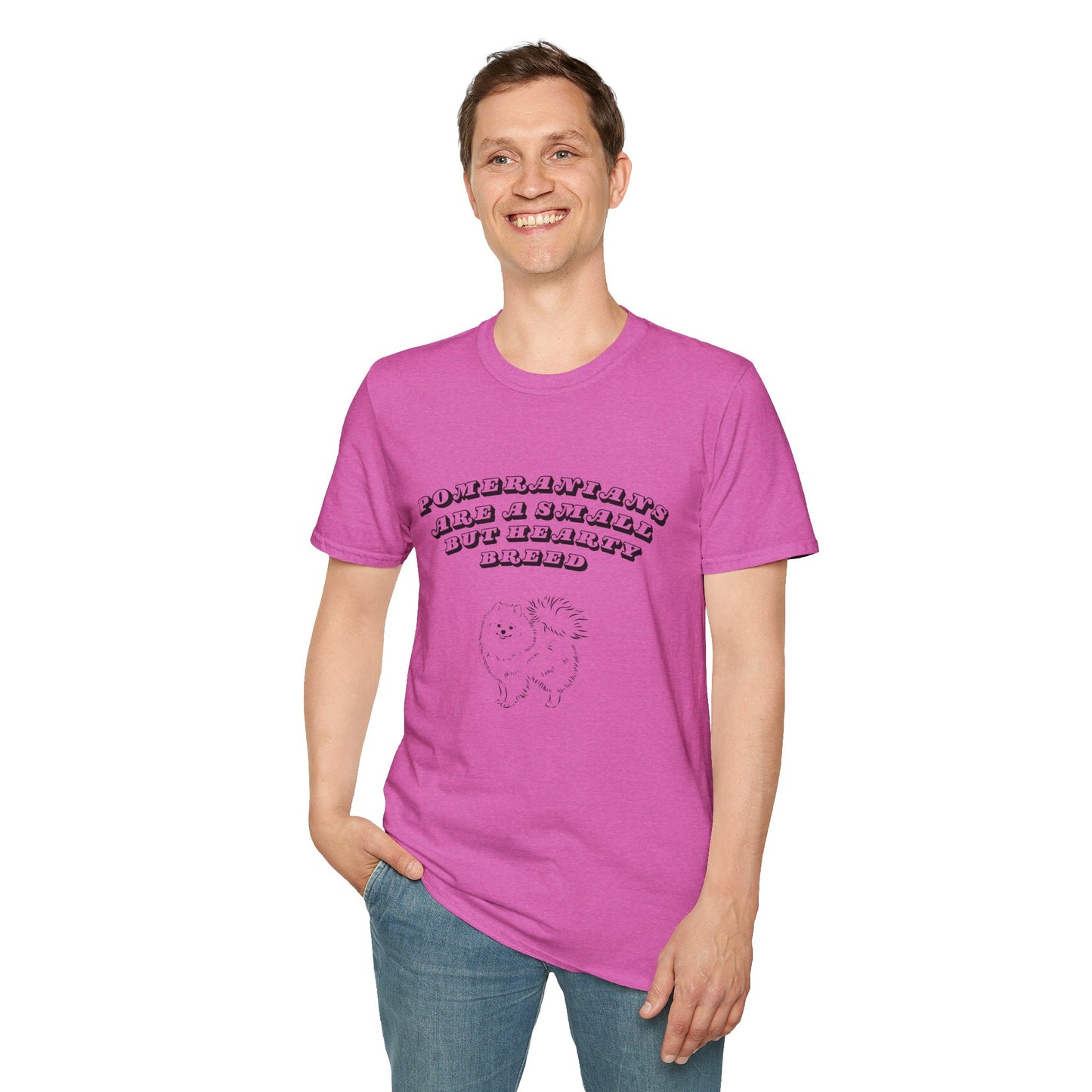Pomeranians are a Small but Hardy Breed - Unisex Softstyle T-Shirt