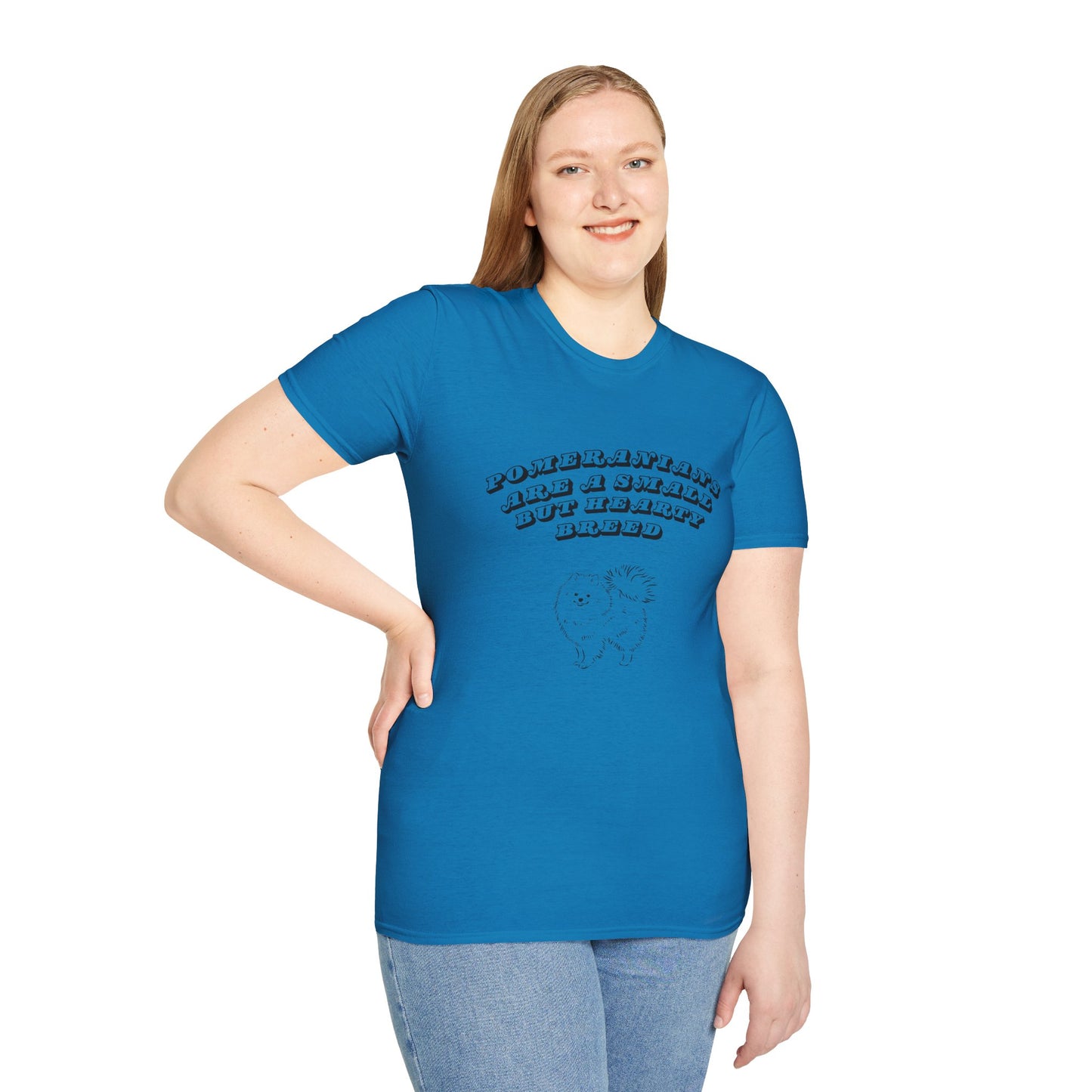 Pomeranians are a Small but Hardy Breed - Unisex Softstyle T-Shirt
