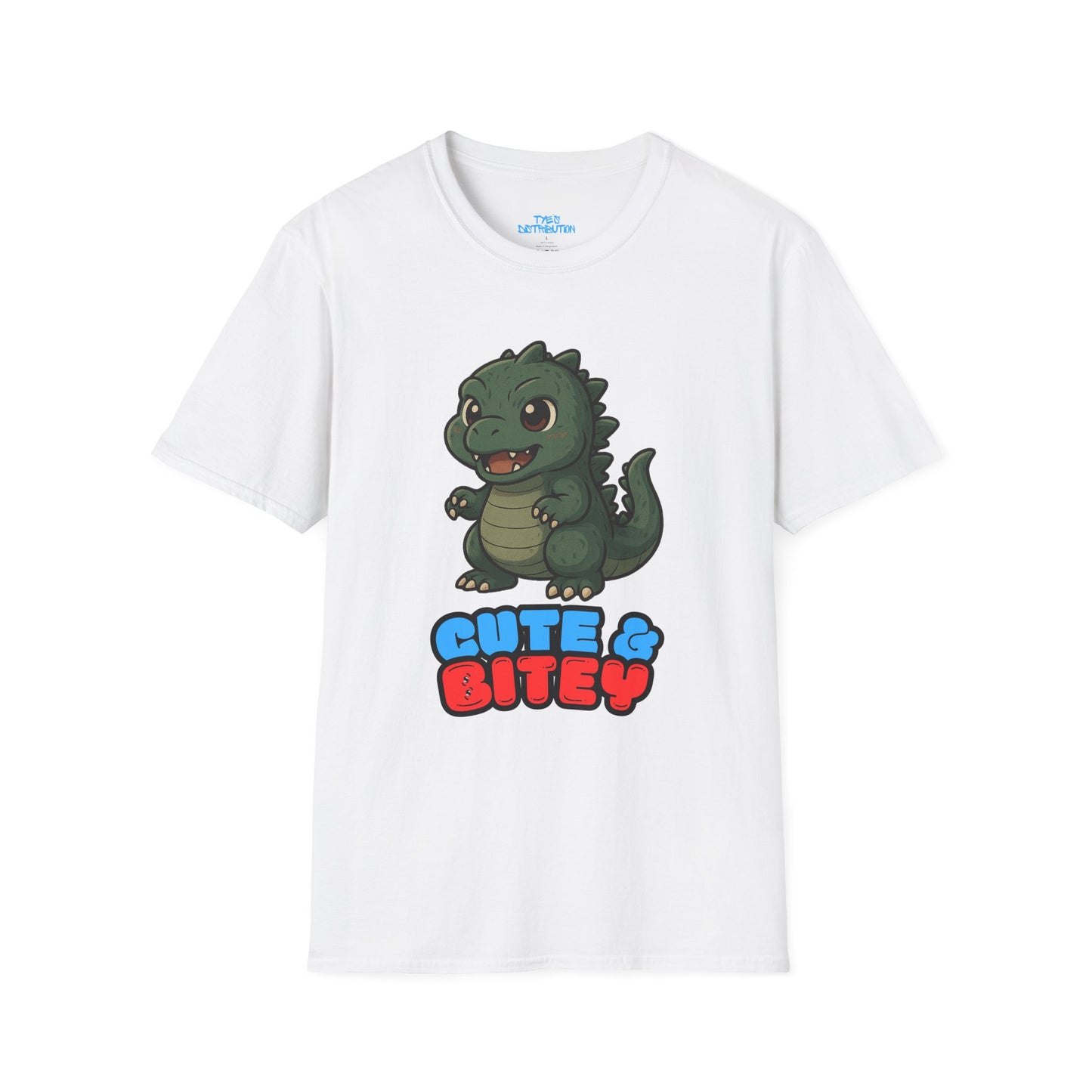 Cute & Bitey Dino - Unisex Softstyle T-Shirt