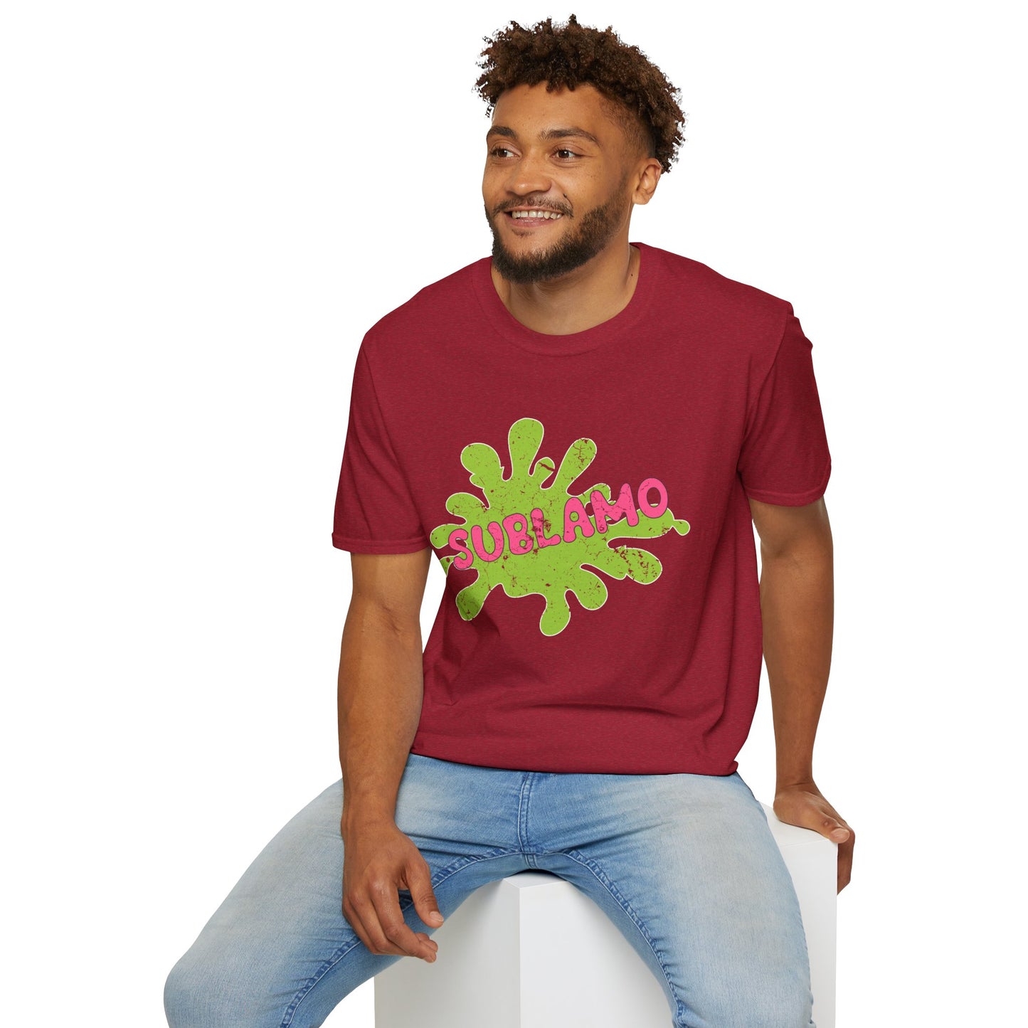 Sublamo Distressed - Unisex Softstyle T-Shirt
