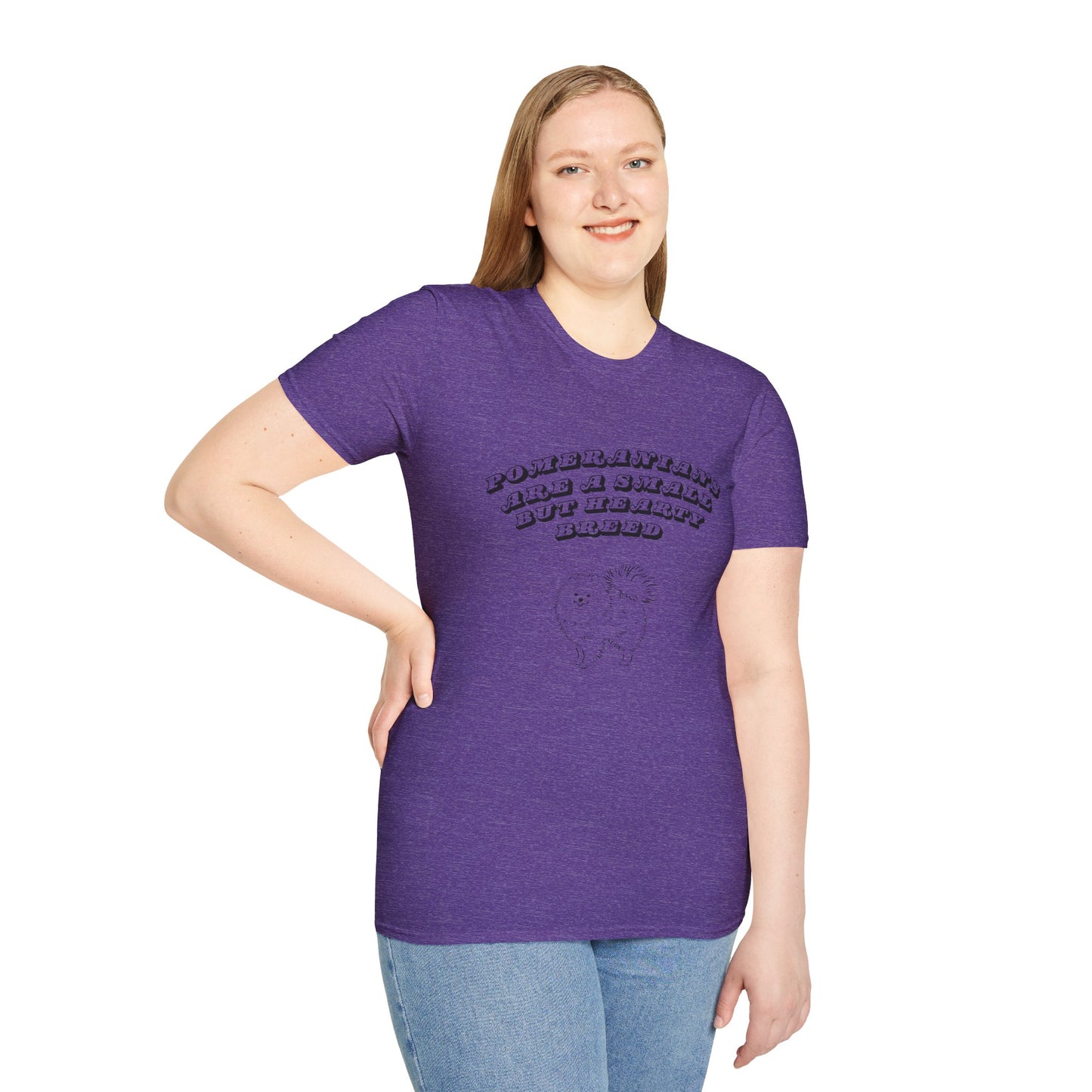 Pomeranians are a Small but Hardy Breed - Unisex Softstyle T-Shirt