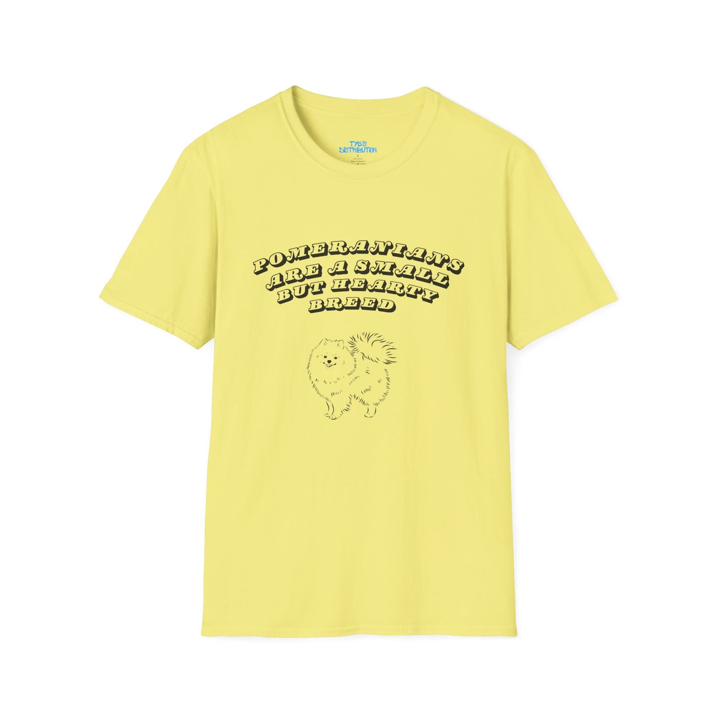 Pomeranians are a Small but Hardy Breed - Unisex Softstyle T-Shirt