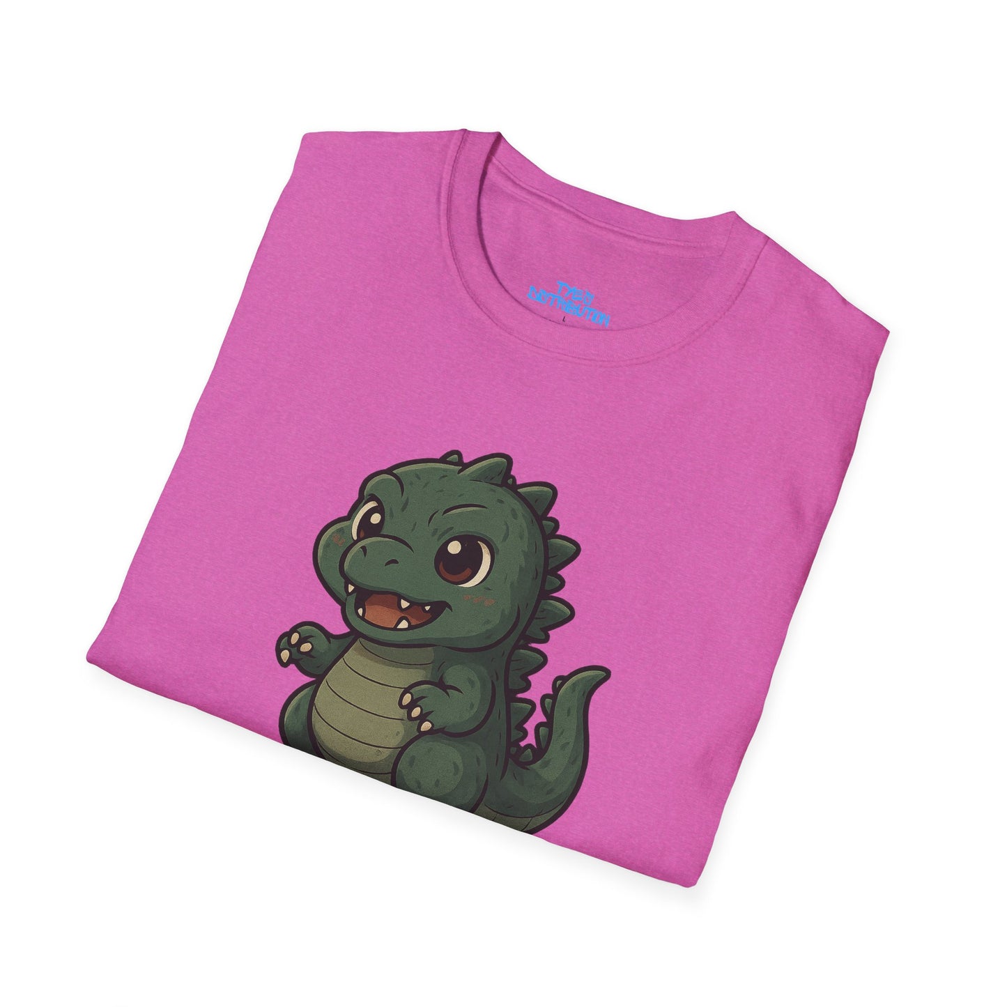 Cute & Bitey Dino - Unisex Softstyle T-Shirt