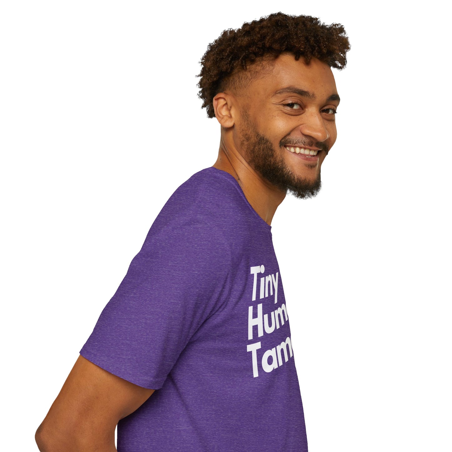 Tiny Human Tamer W/ White Design - Unisex Softstyle T-Shirt
