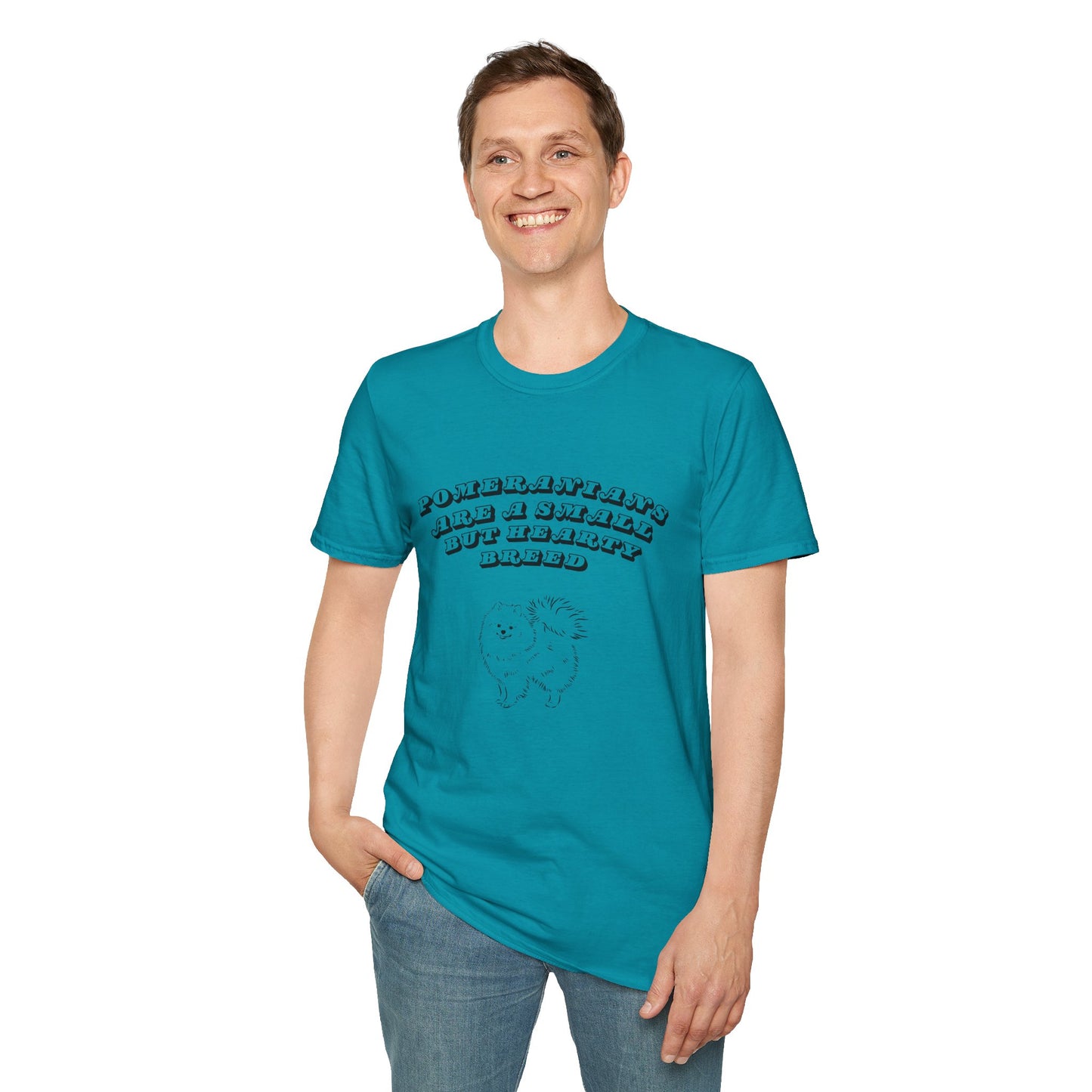 Pomeranians are a Small but Hardy Breed - Unisex Softstyle T-Shirt