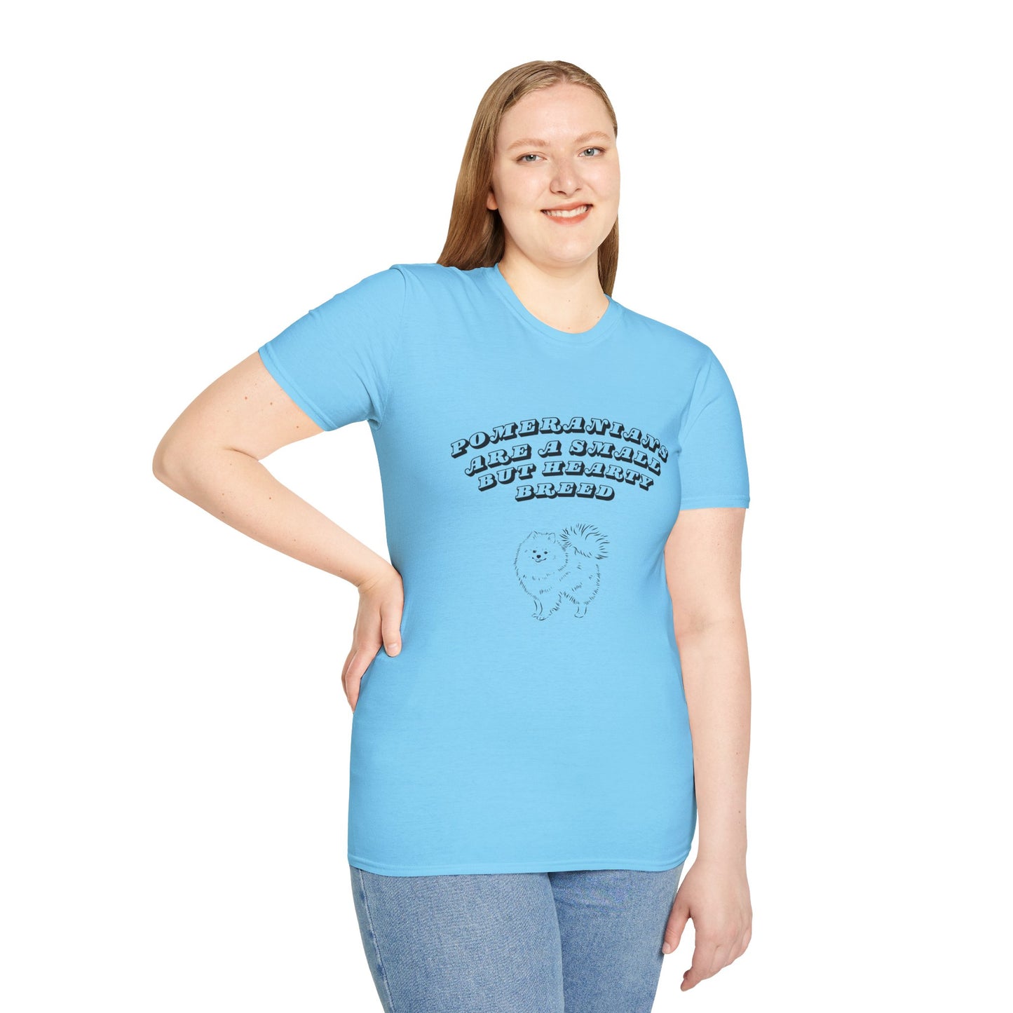 Pomeranians are a Small but Hardy Breed - Unisex Softstyle T-Shirt