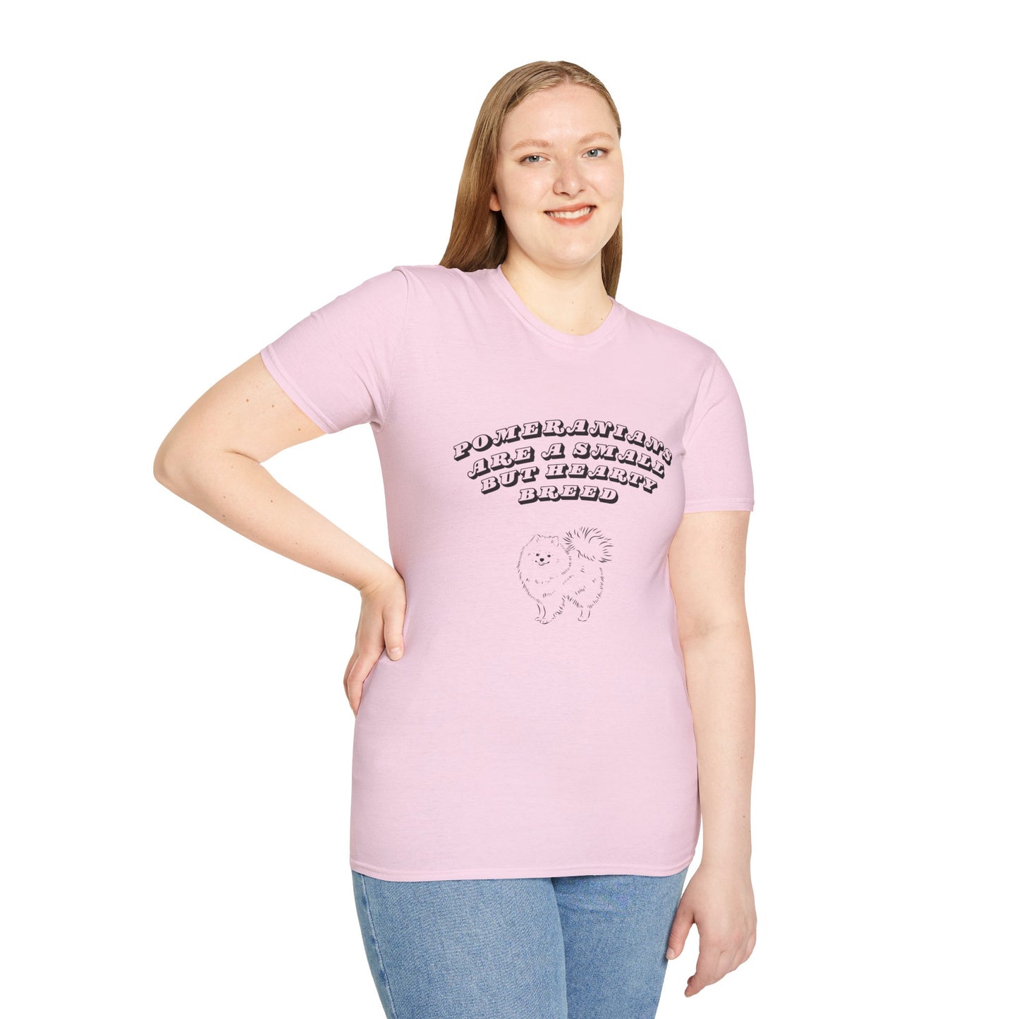 Pomeranians are a Small but Hardy Breed - Unisex Softstyle T-Shirt