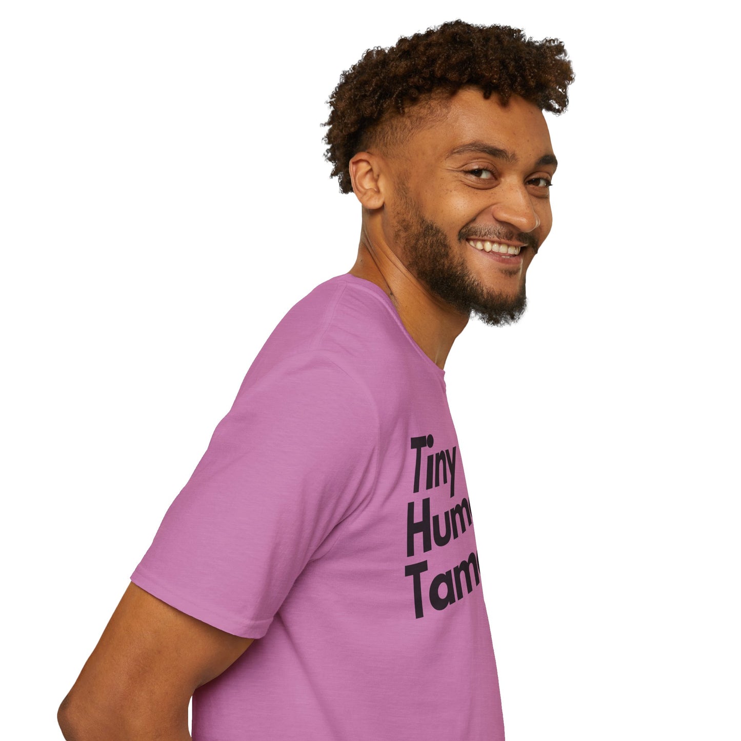 Tiny Human Tamer W/ Black Design - Unisex Softstyle T-Shirt