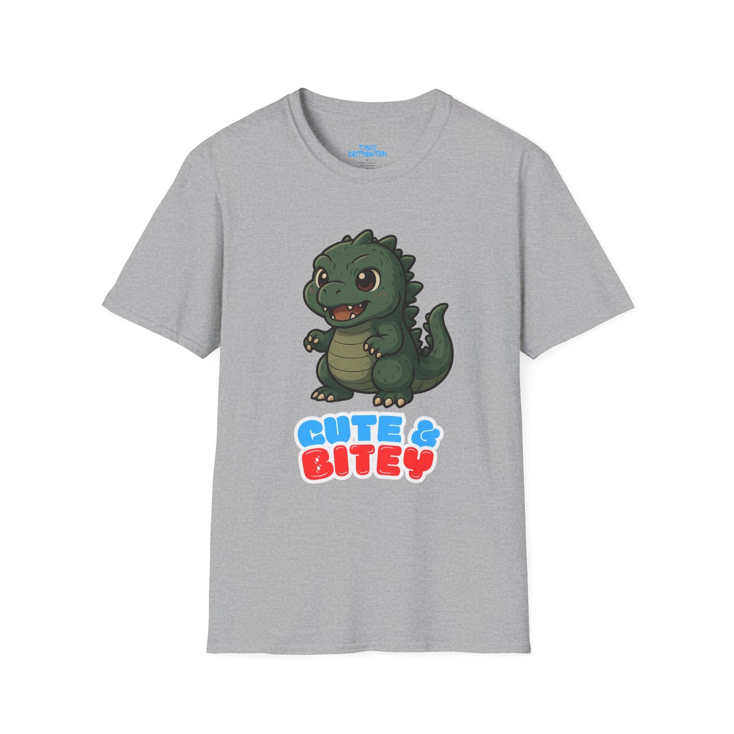 Cute & Bitey /W White Outline - Unisex Softstyle T-Shirt