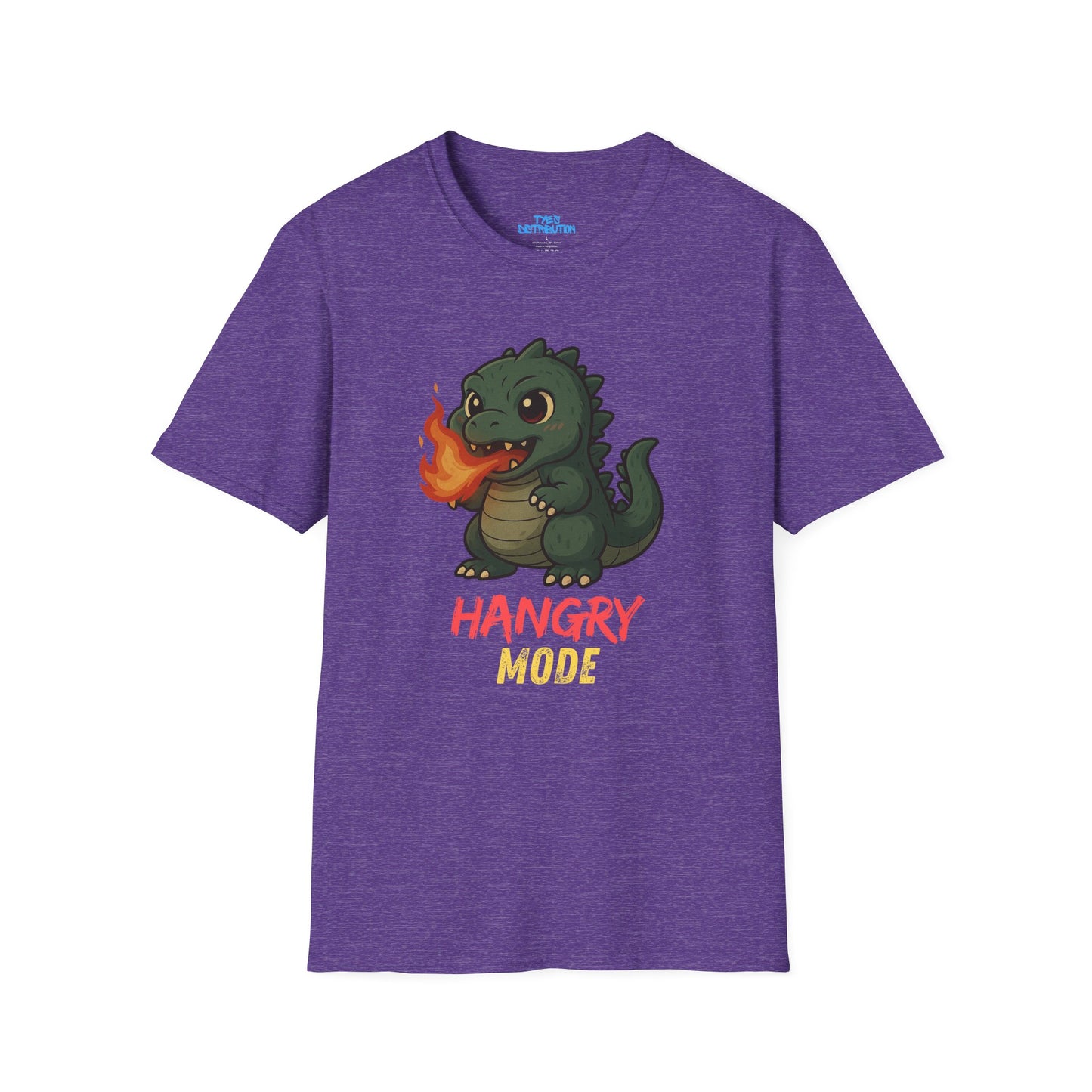 Hangry Mode Dino - Unisex Softstyle T-Shirt