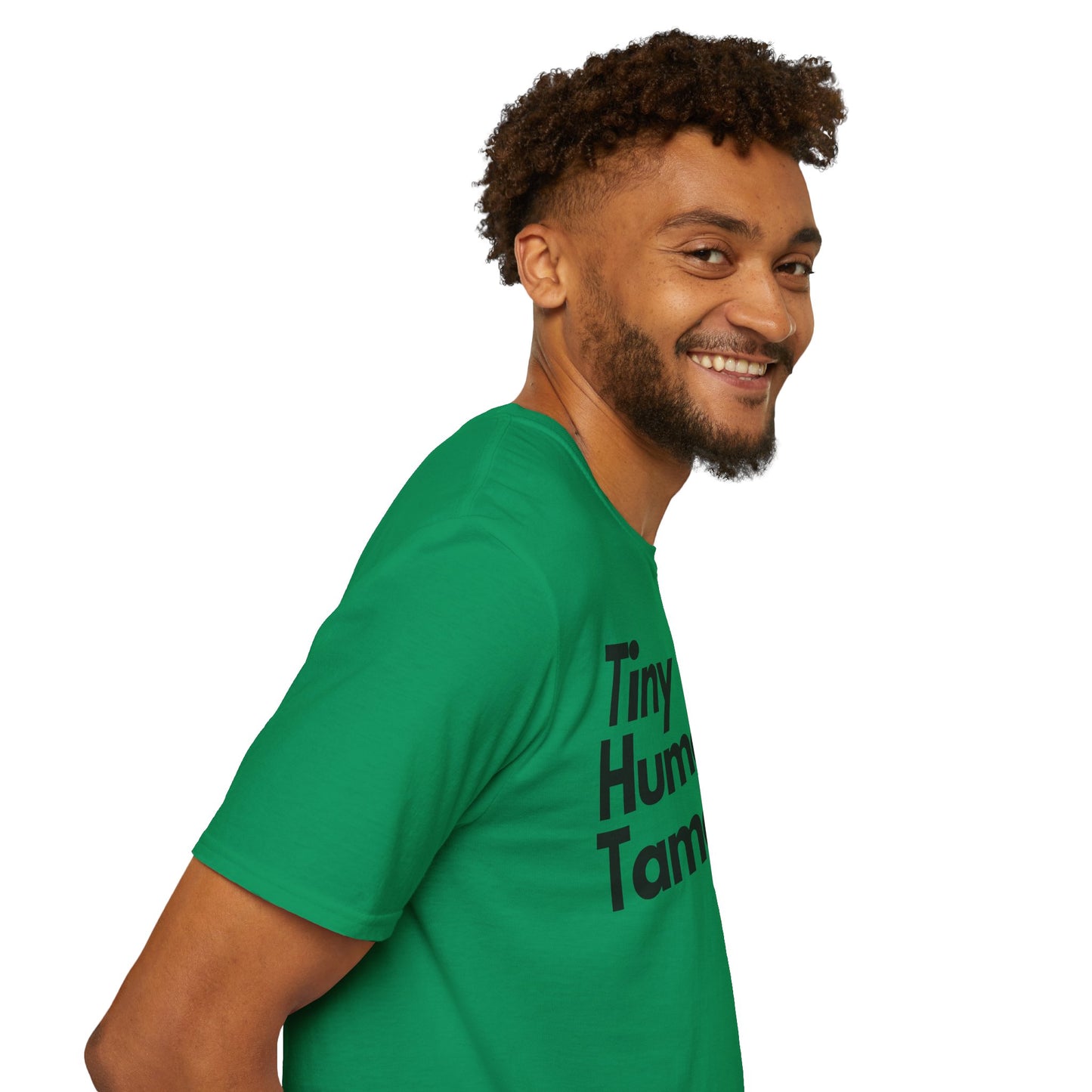 Tiny Human Tamer W/ Black Design - Unisex Softstyle T-Shirt