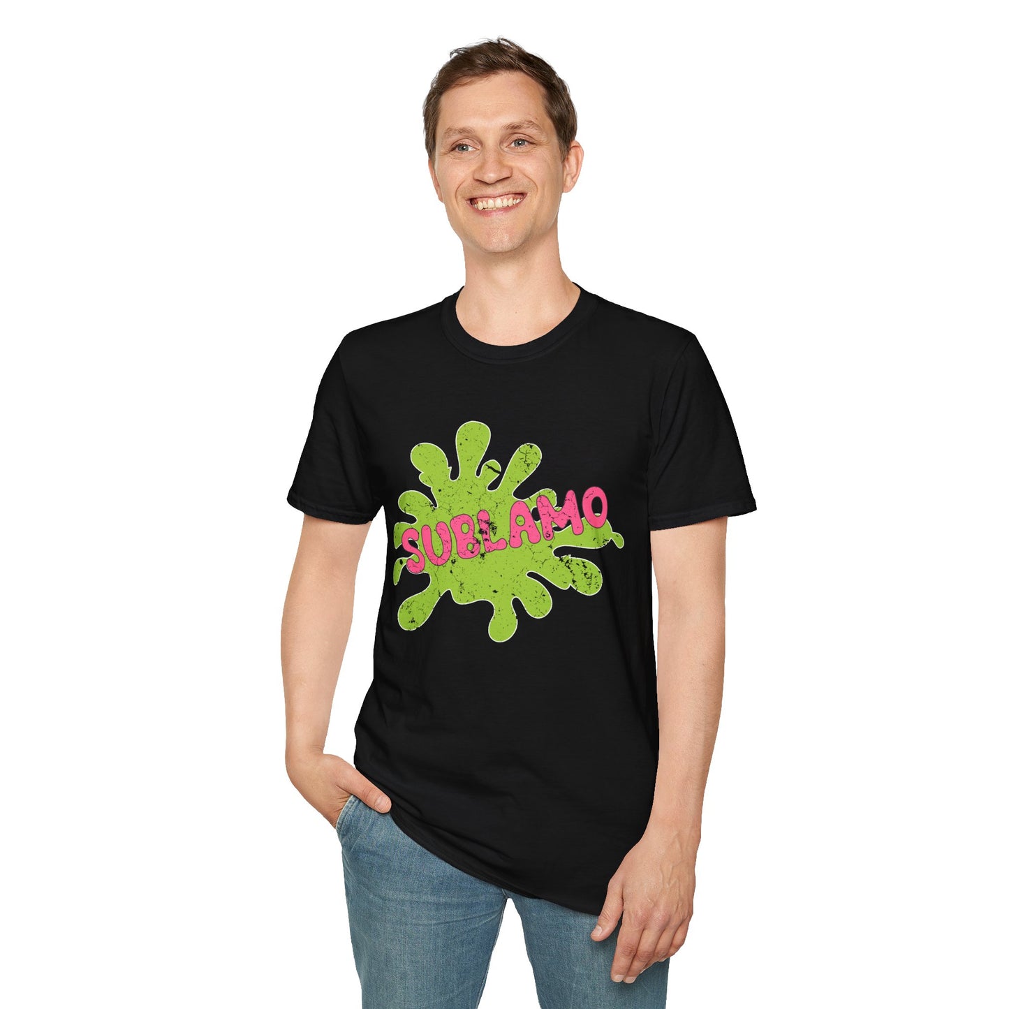 Sublamo Distressed - Unisex Softstyle T-Shirt