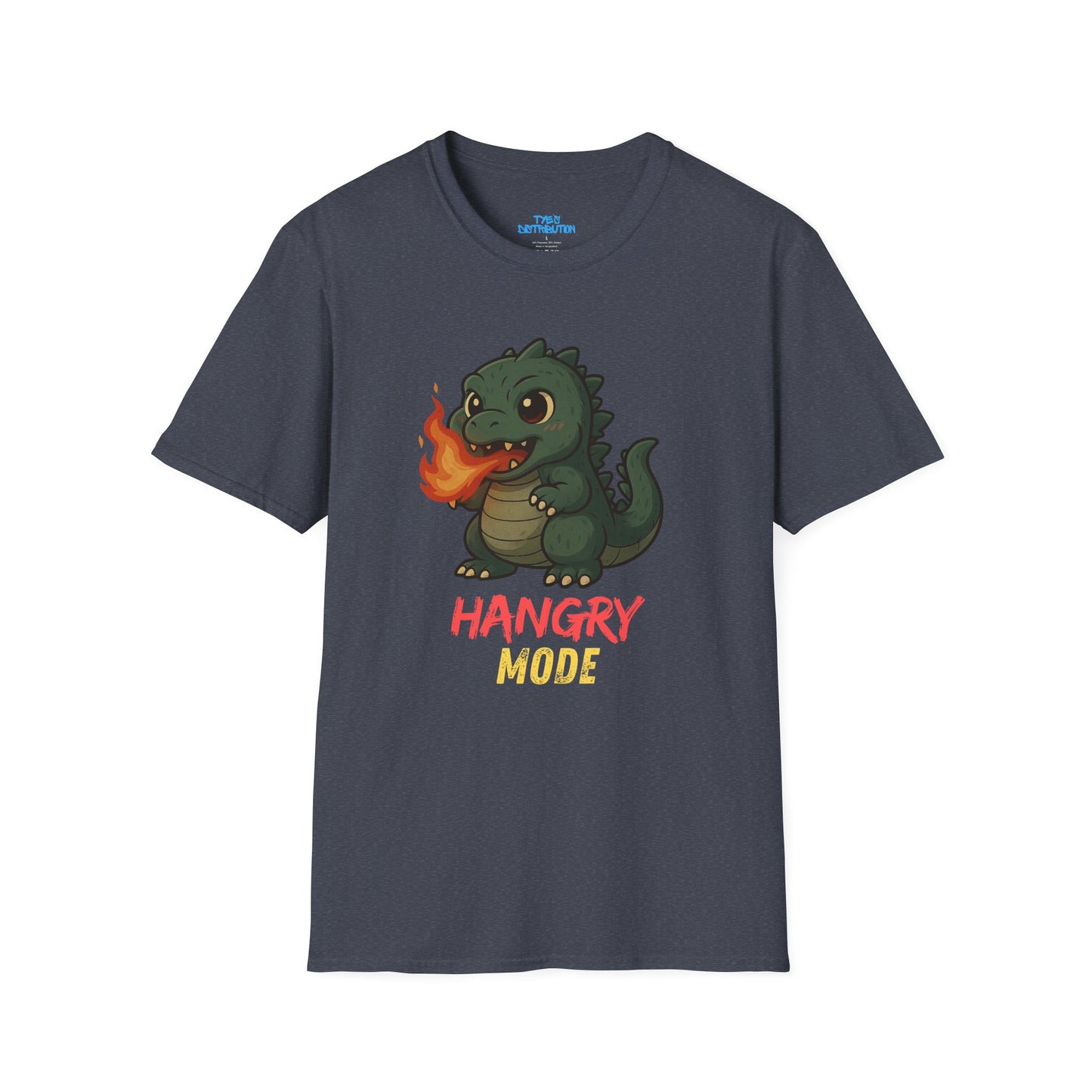 Hangry Mode Dino - Unisex Softstyle T-Shirt