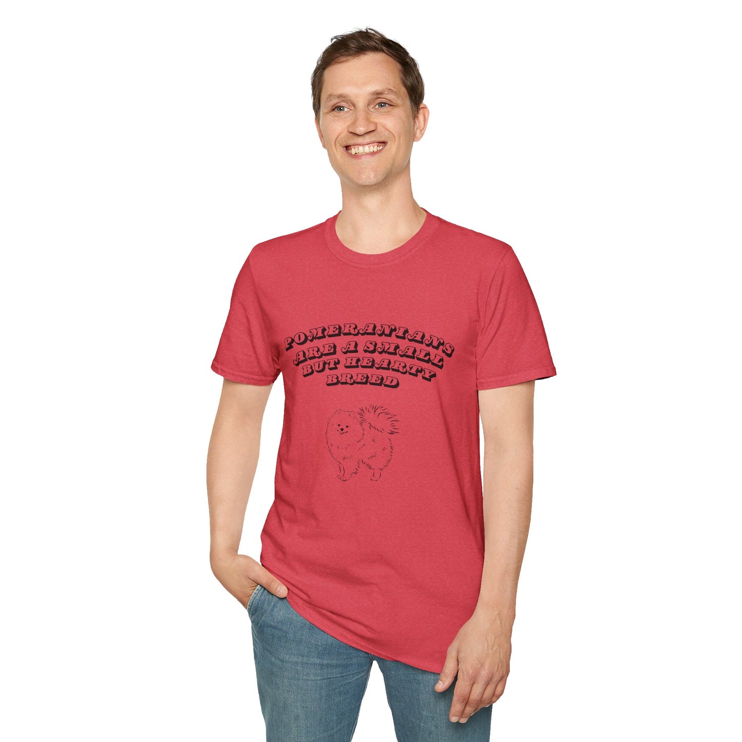 Pomeranians are a Small but Hardy Breed - Unisex Softstyle T-Shirt