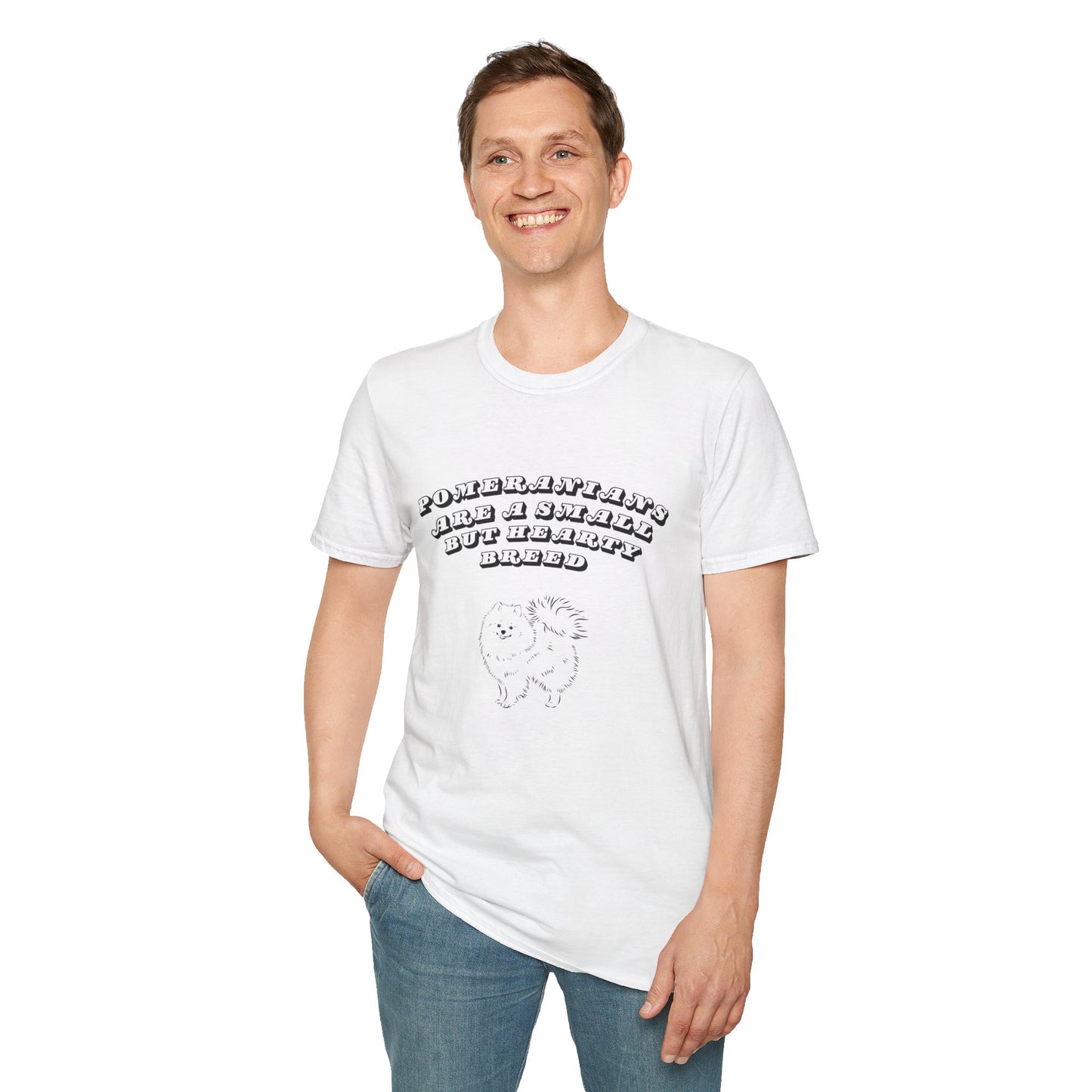 Pomeranians are a Small but Hardy Breed - Unisex Softstyle T-Shirt