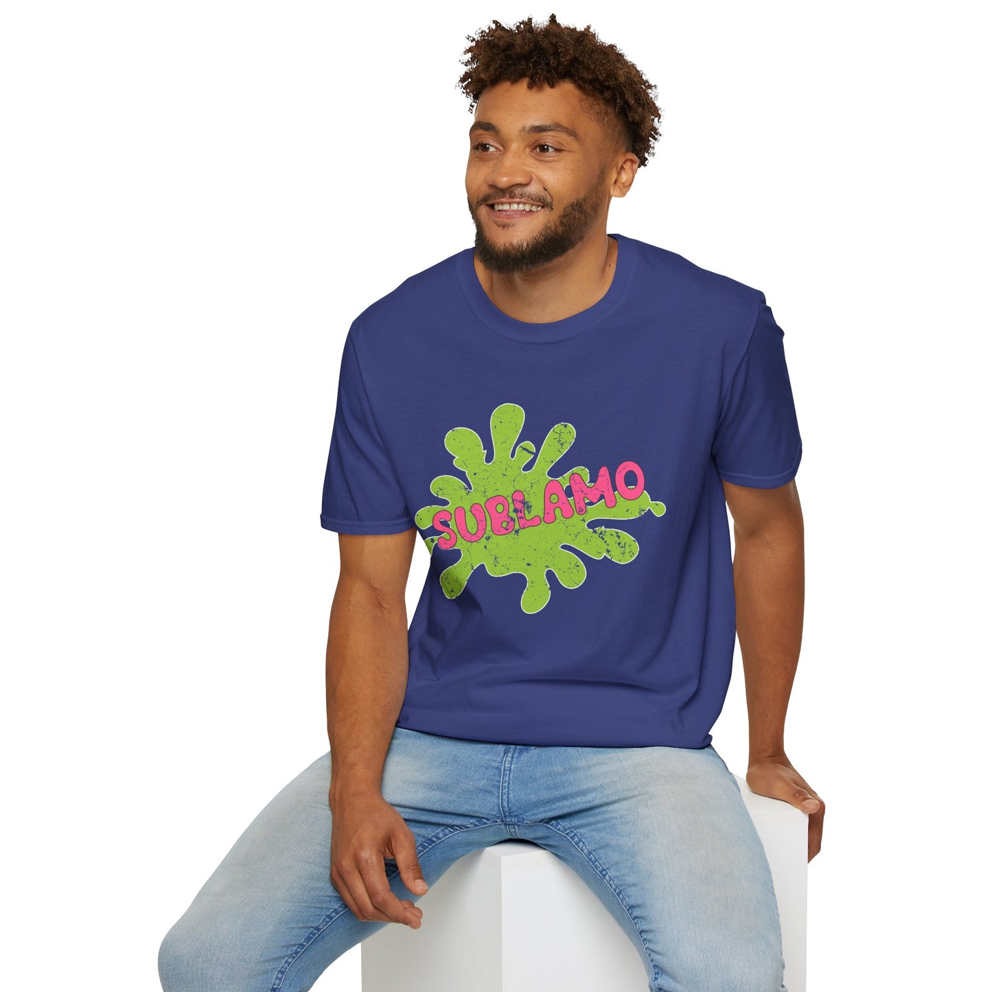 Sublamo Distressed - Unisex Softstyle T-Shirt