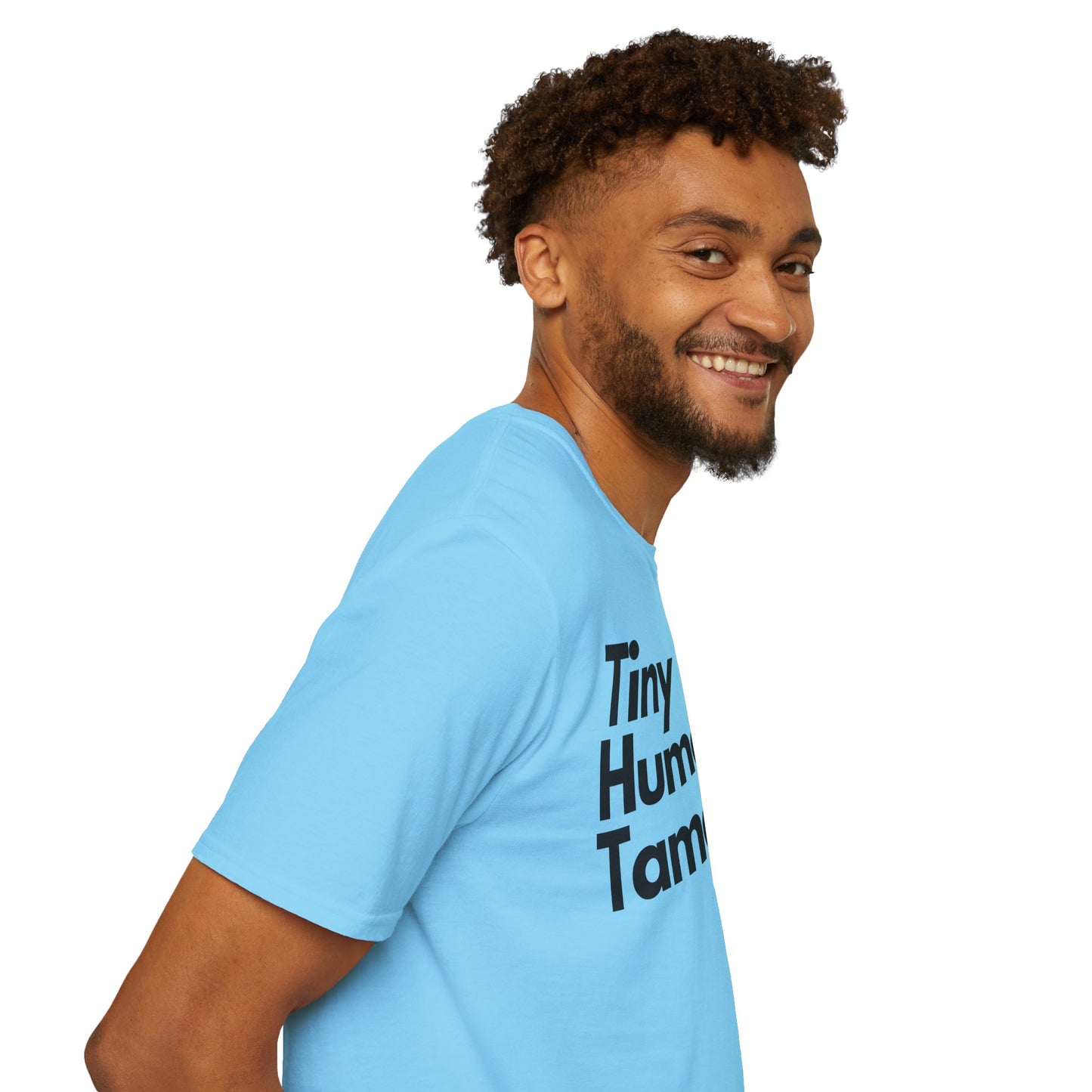 Tiny Human Tamer W/ Black Design - Unisex Softstyle T-Shirt