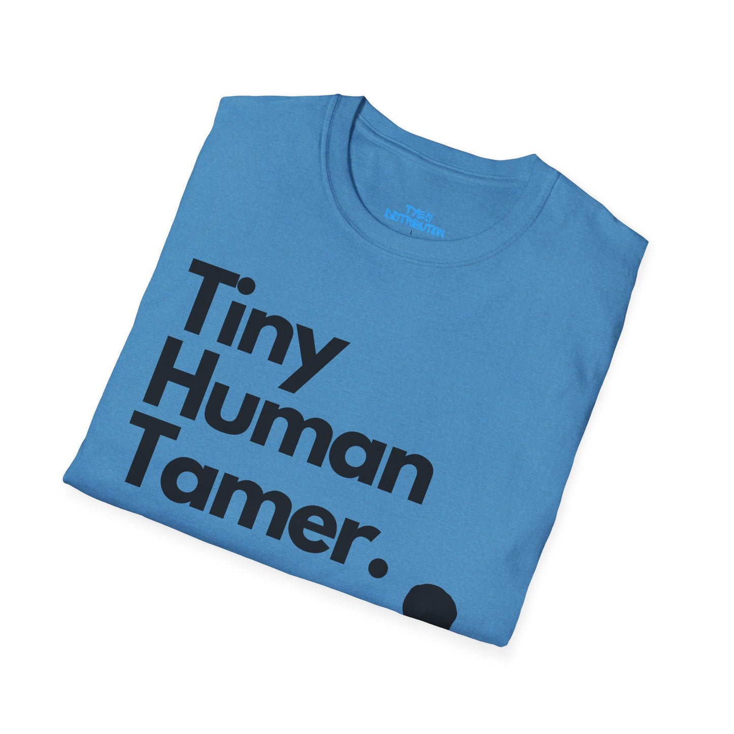 Tiny Human Tamer W/ Black Design - Unisex Softstyle T-Shirt