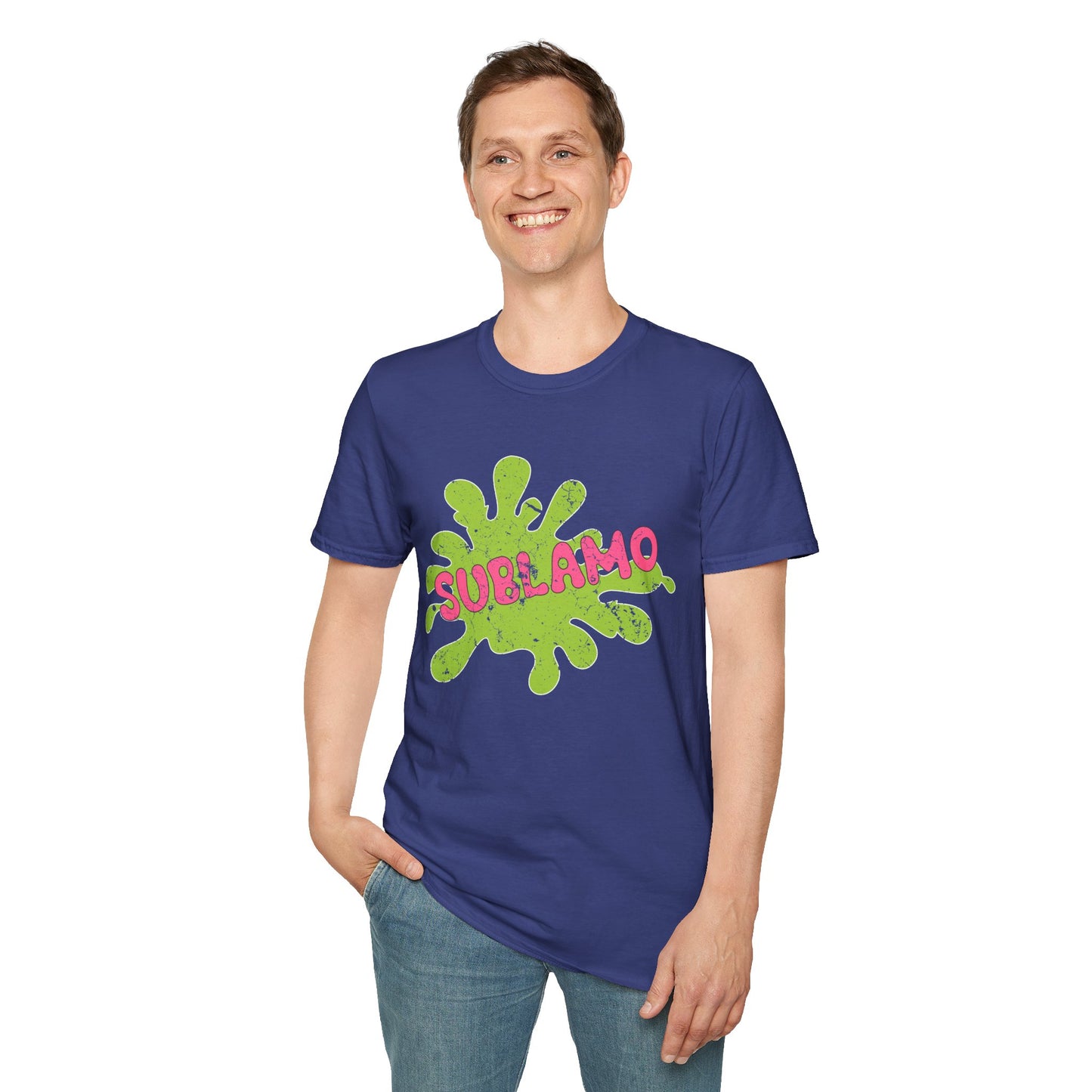 Sublamo Distressed - Unisex Softstyle T-Shirt