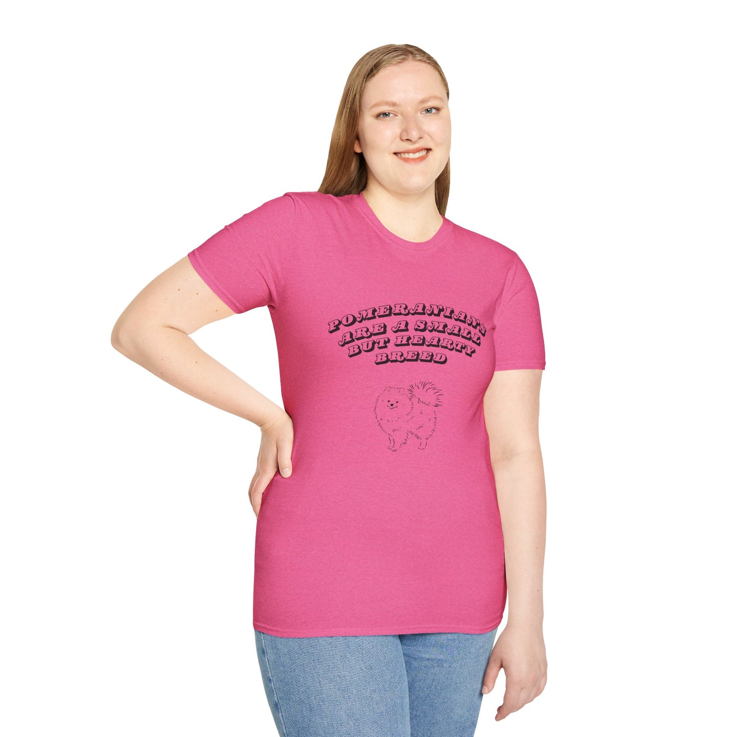 Pomeranians are a Small but Hardy Breed - Unisex Softstyle T-Shirt