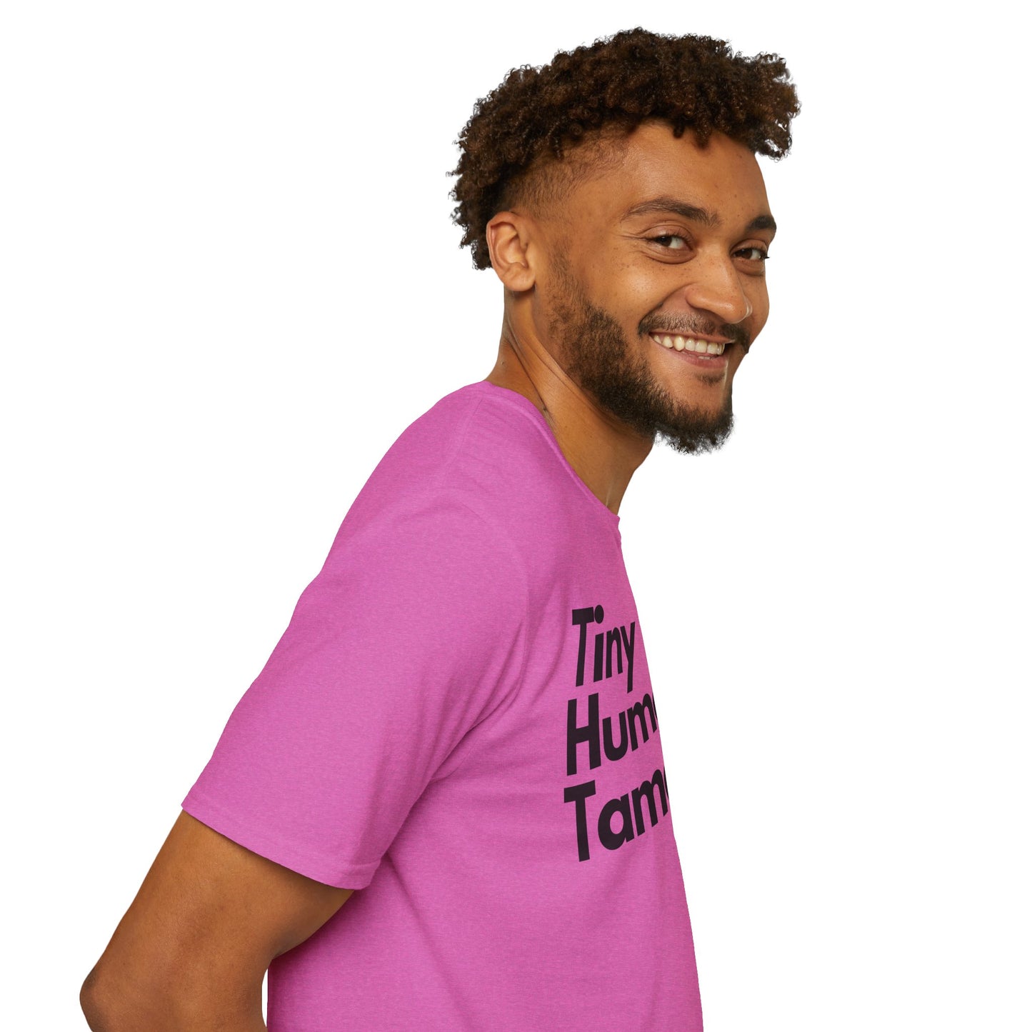Tiny Human Tamer W/ Black Design - Unisex Softstyle T-Shirt