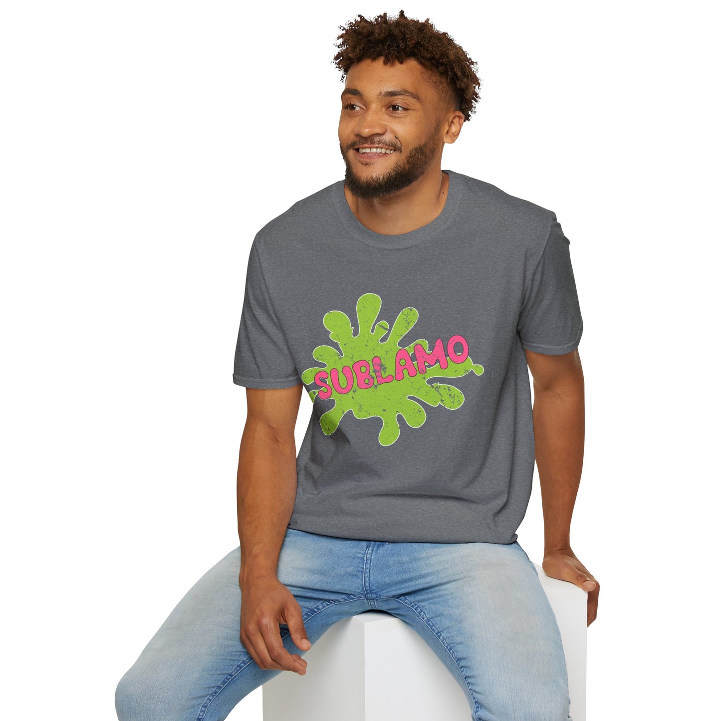 Sublamo Distressed - Unisex Softstyle T-Shirt