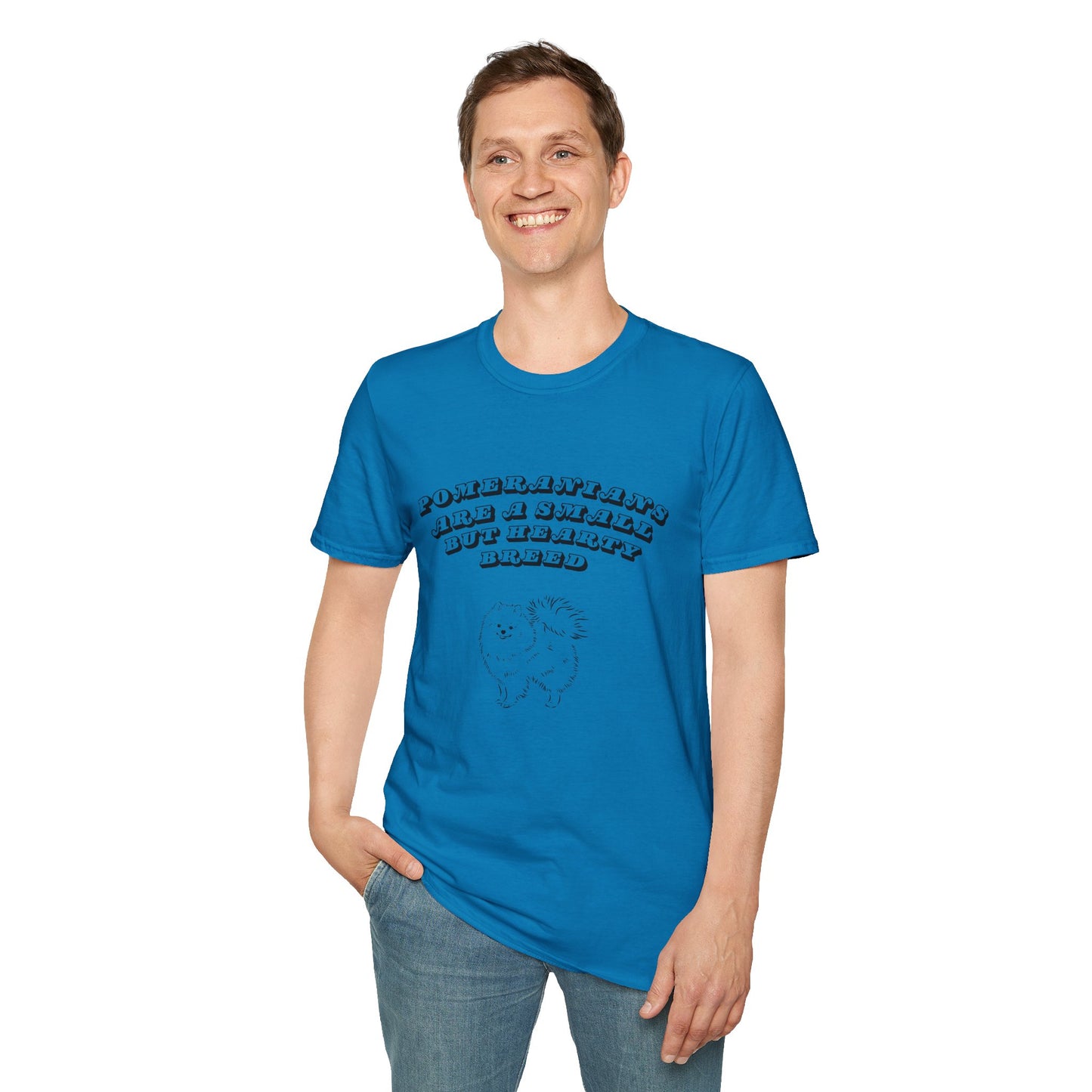 Pomeranians are a Small but Hardy Breed - Unisex Softstyle T-Shirt