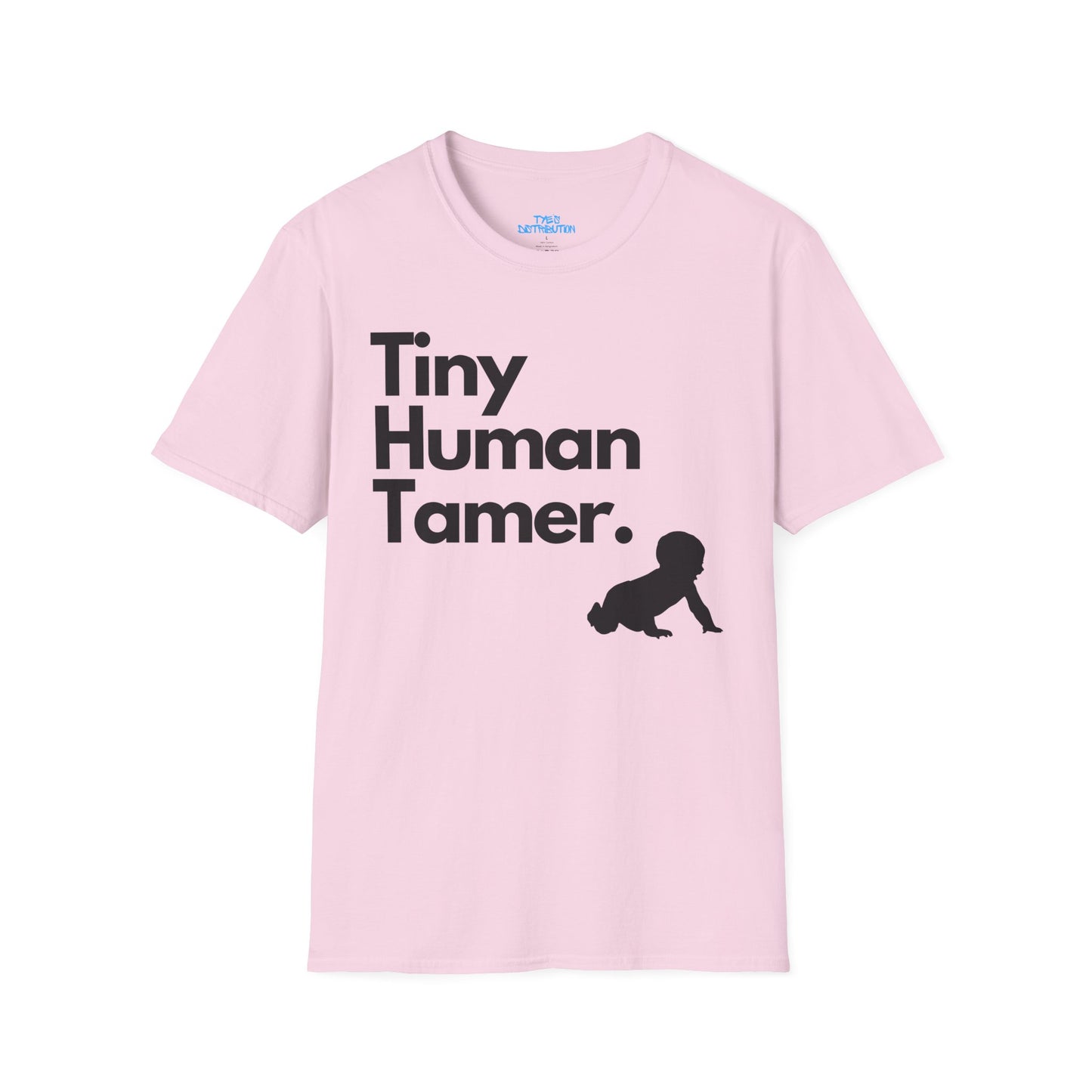 Tiny Human Tamer W/ Black Design - Unisex Softstyle T-Shirt