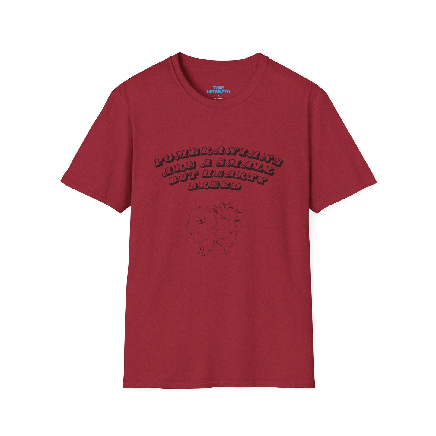 Pomeranians are a Small but Hardy Breed - Unisex Softstyle T-Shirt