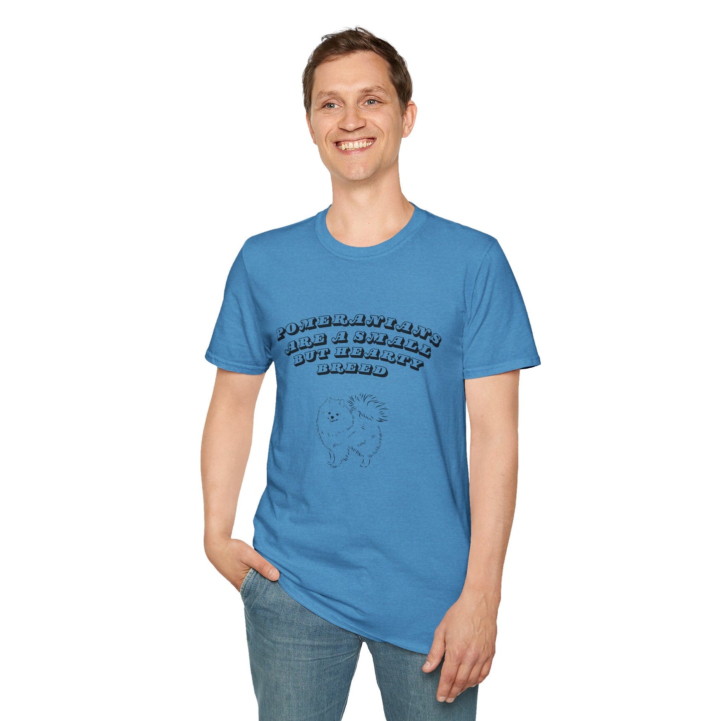 Pomeranians are a Small but Hardy Breed - Unisex Softstyle T-Shirt