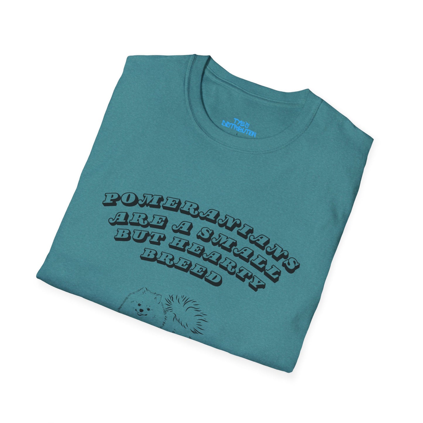 Pomeranians are a Small but Hardy Breed - Unisex Softstyle T-Shirt