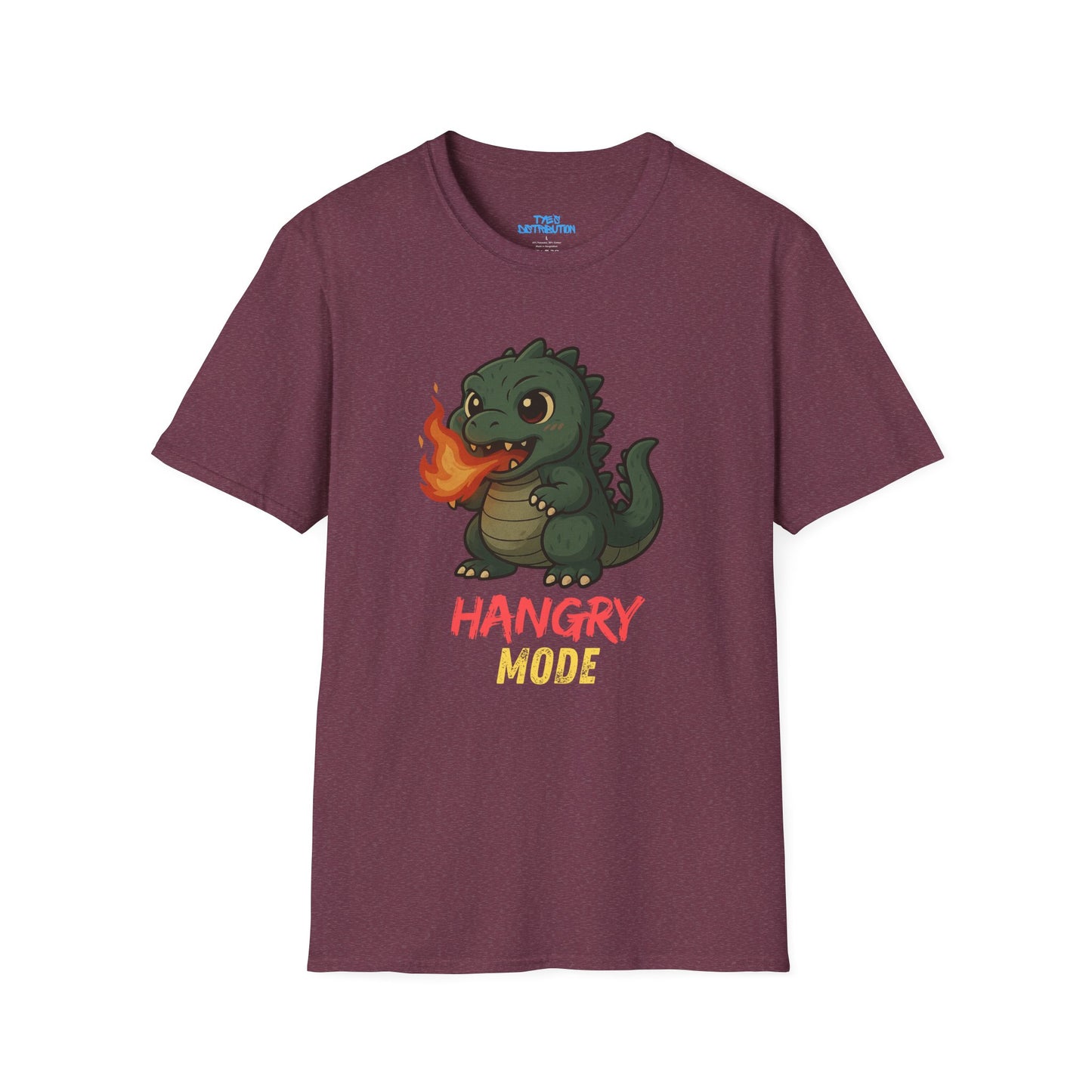 Hangry Mode Dino - Unisex Softstyle T-Shirt