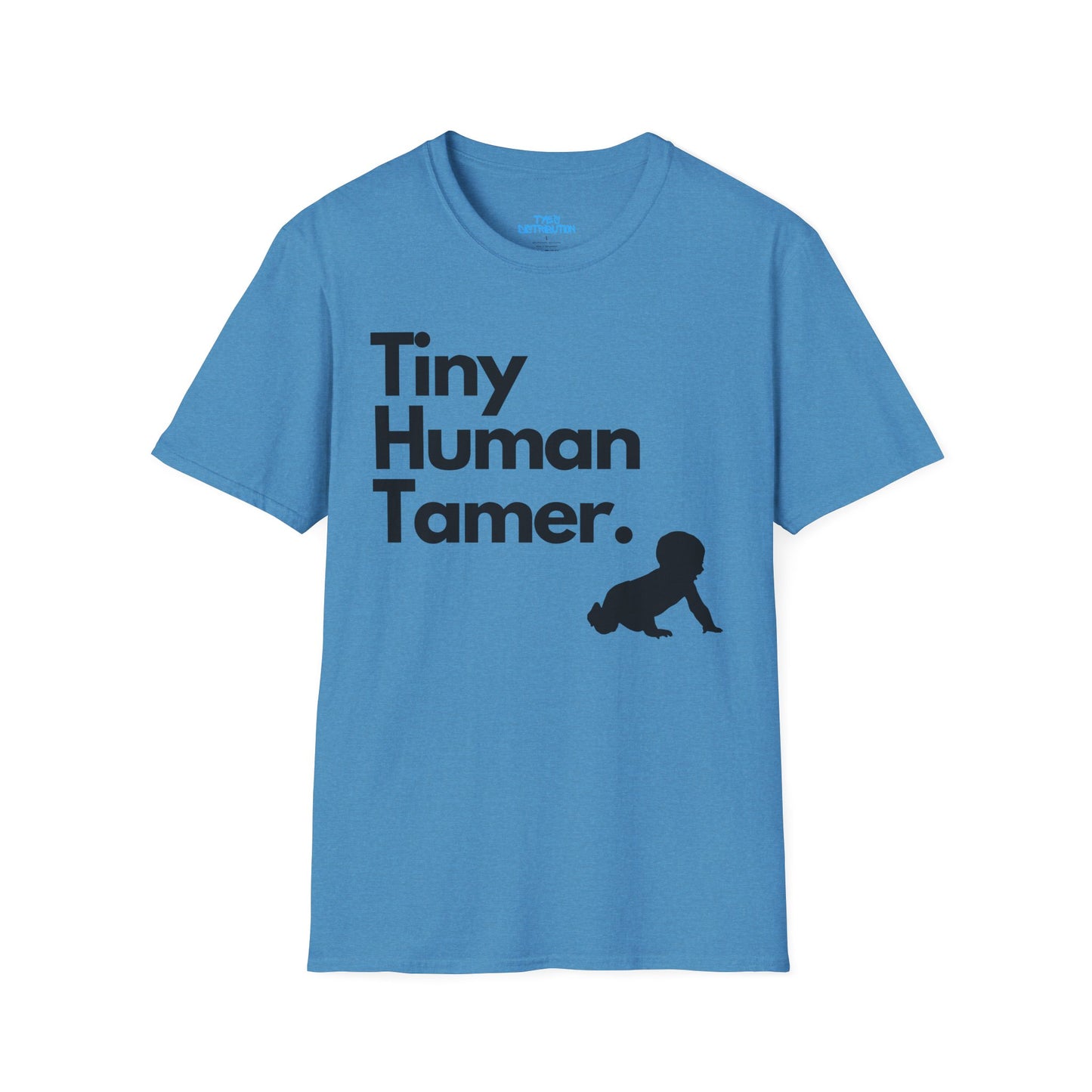 Tiny Human Tamer W/ Black Design - Unisex Softstyle T-Shirt