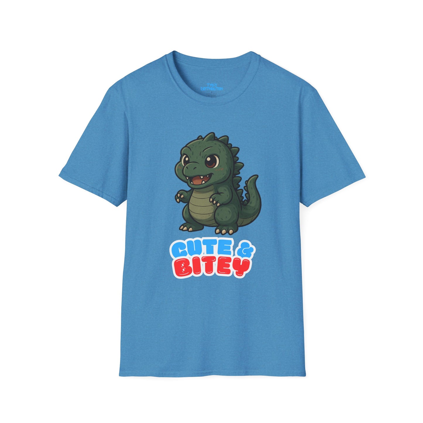 Cute & Bitey /W White Outline - Unisex Softstyle T-Shirt