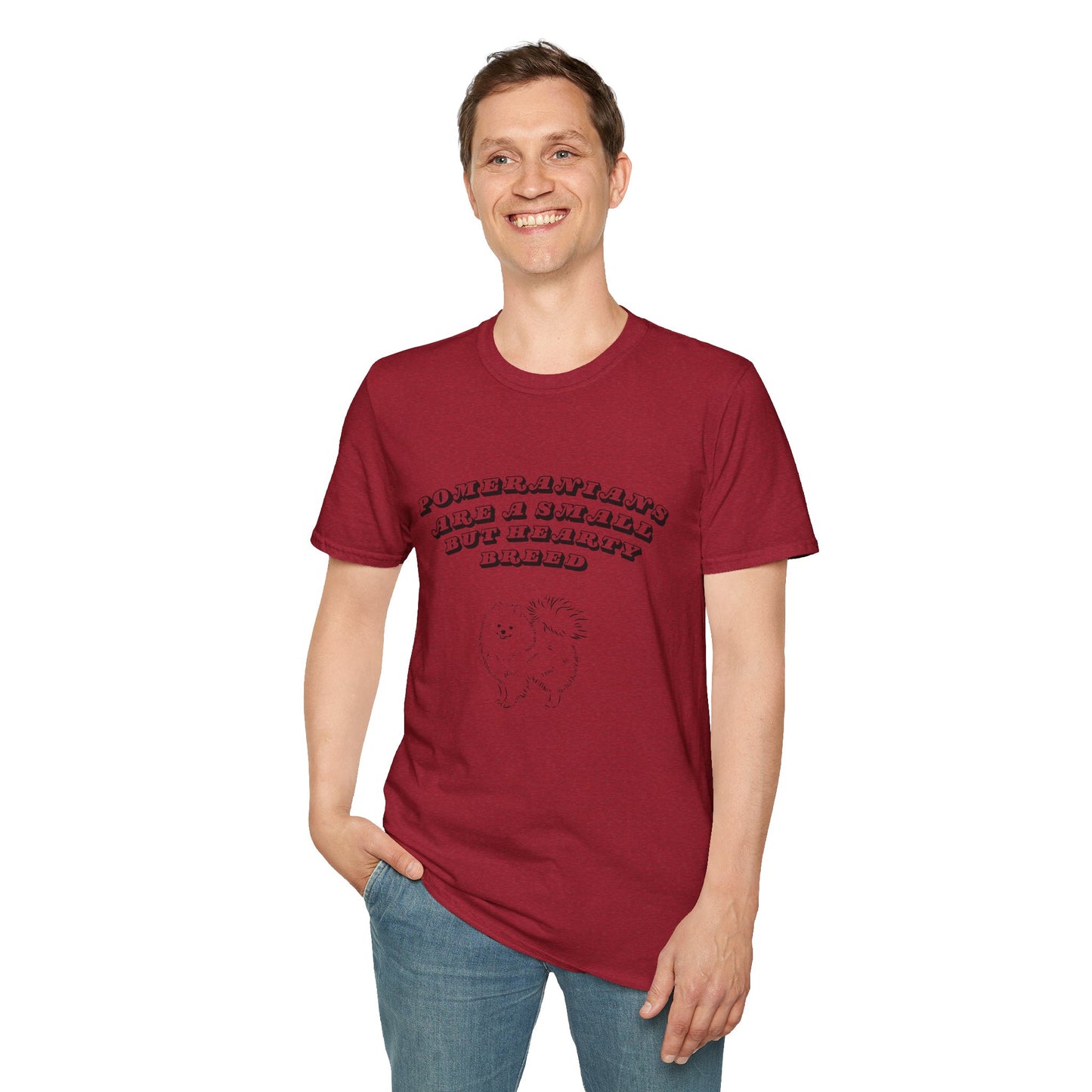 Pomeranians are a Small but Hardy Breed - Unisex Softstyle T-Shirt