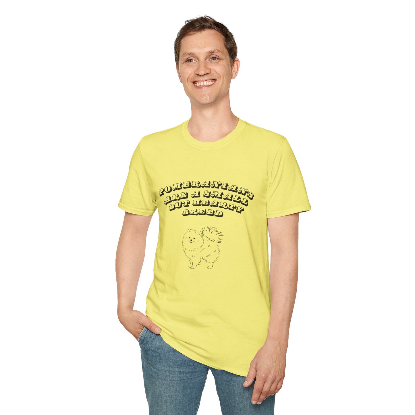 Pomeranians are a Small but Hardy Breed - Unisex Softstyle T-Shirt