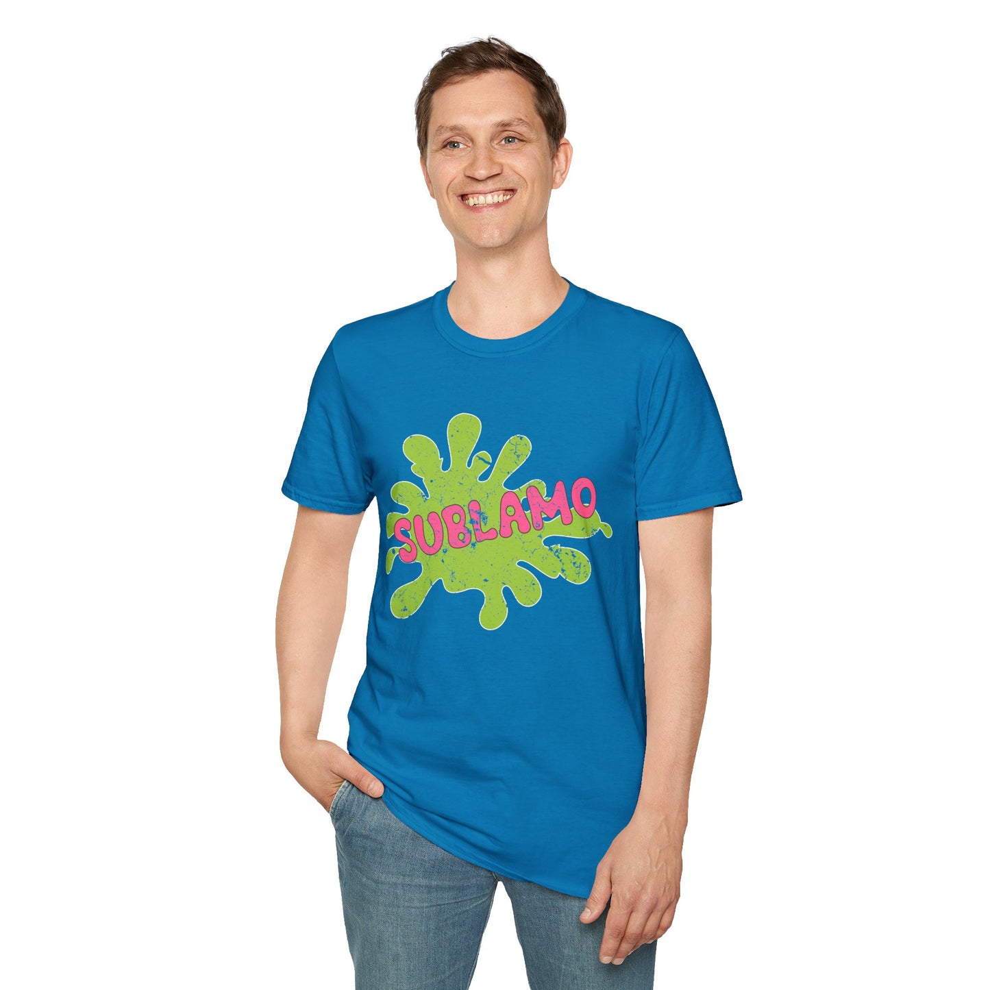 Sublamo Distressed - Unisex Softstyle T-Shirt