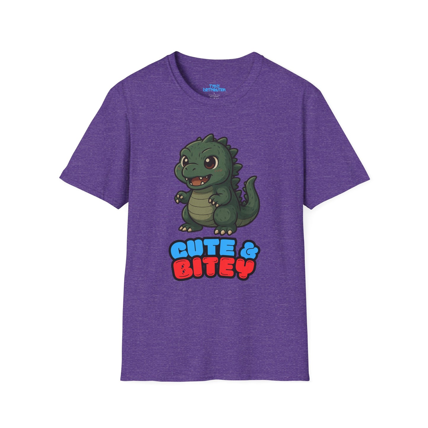 Cute & Bitey Dino - Unisex Softstyle T-Shirt